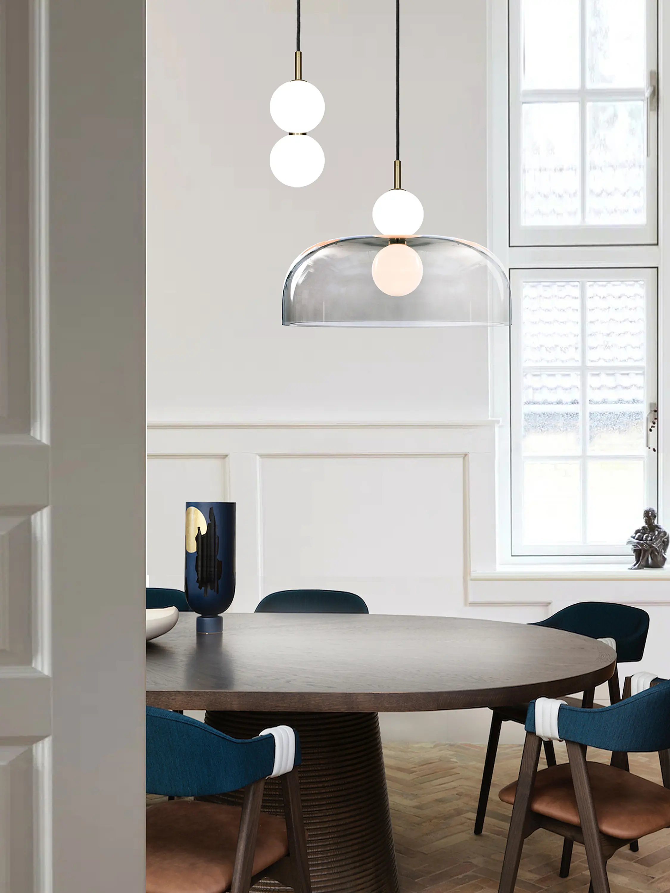 Marc Wood Studio - Echo 6 Piece Cluster - Lamp and Shade