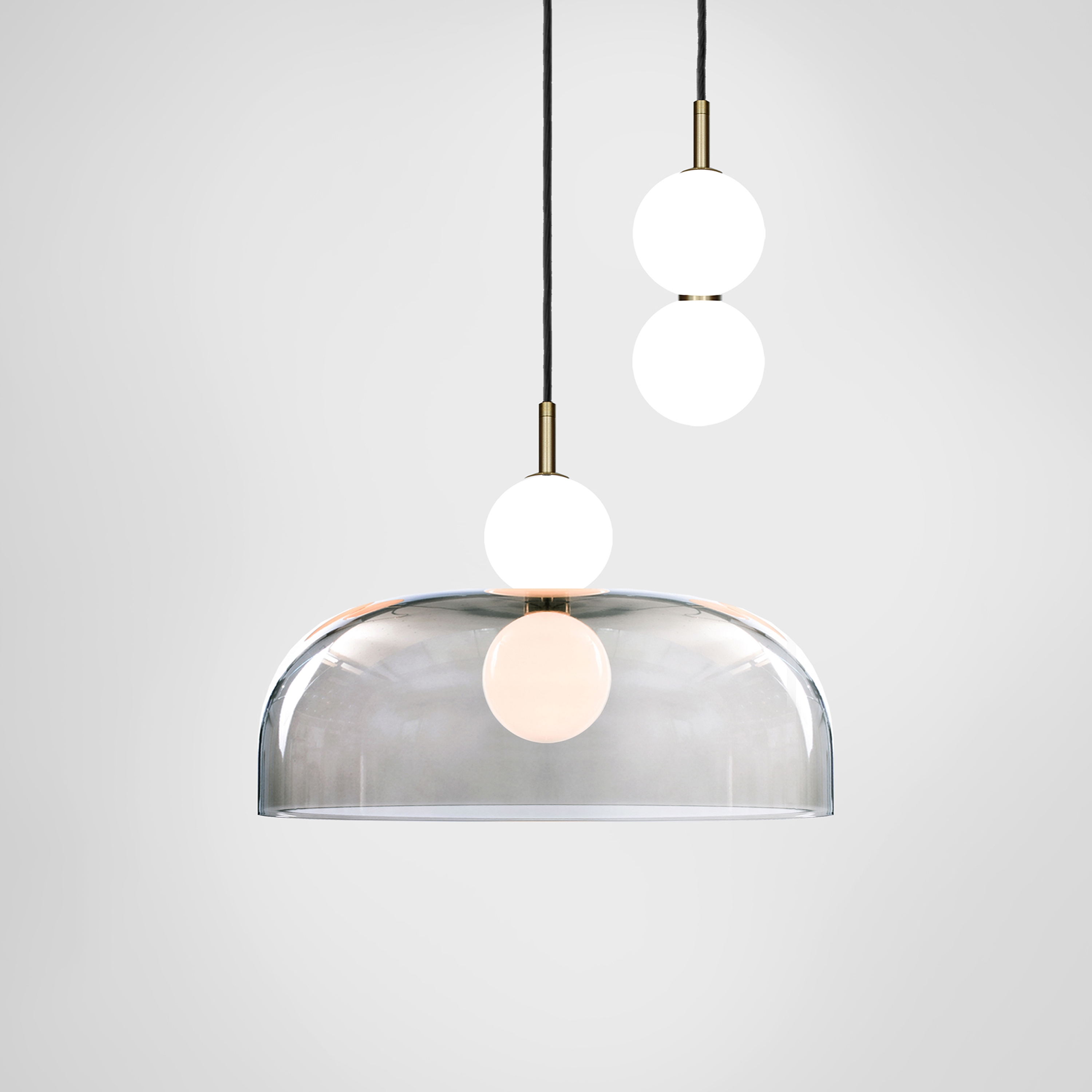 Mostrar el producto Echo 2 Piece Cluster - Lamp and Shade del fabricante Marc Wood Studio