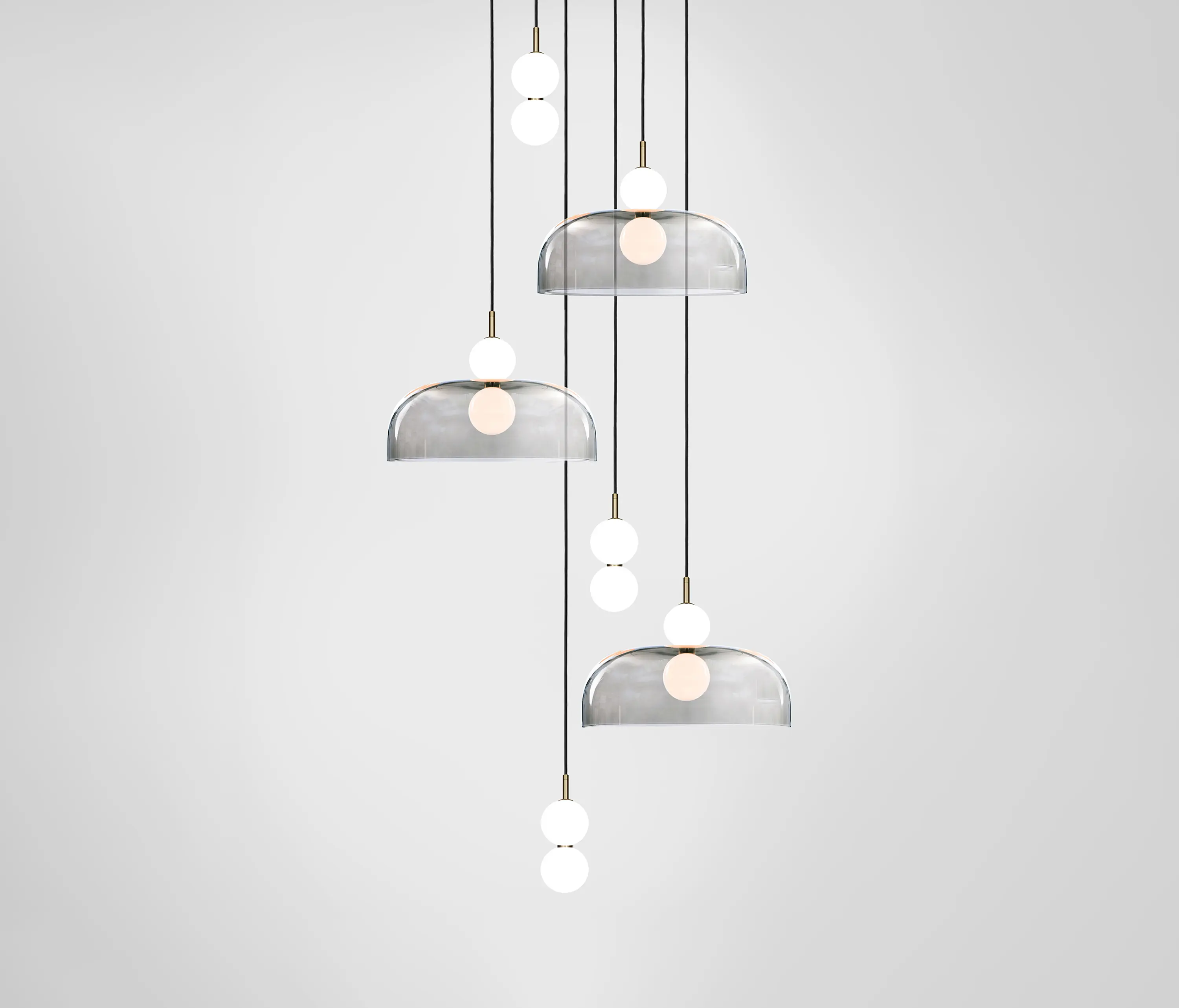Marc Wood Studio - Echo 6 Piece Cluster - Lamp and Shade