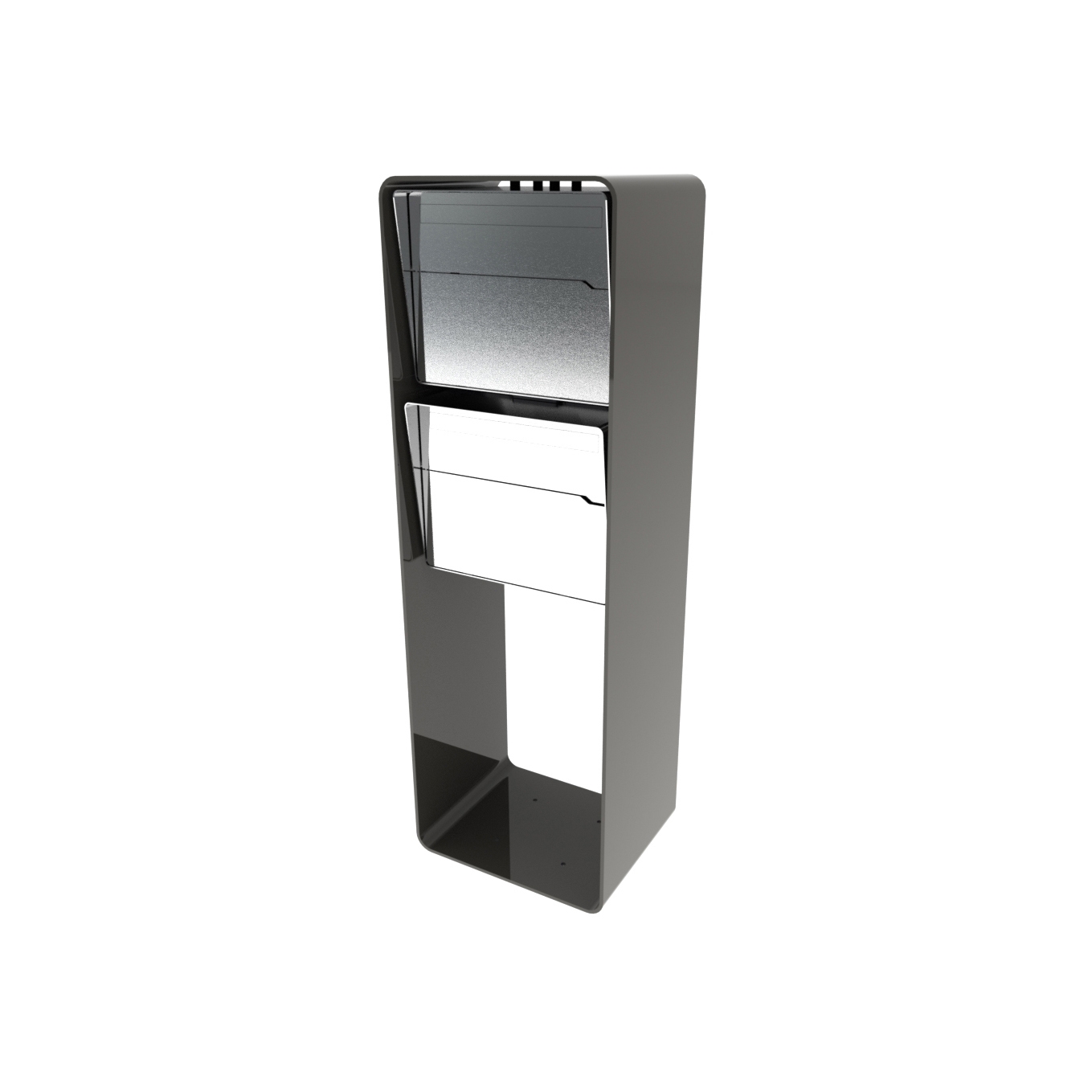 Bellus Briefkastenständer | Design letter box "Bellus", double
vertical
