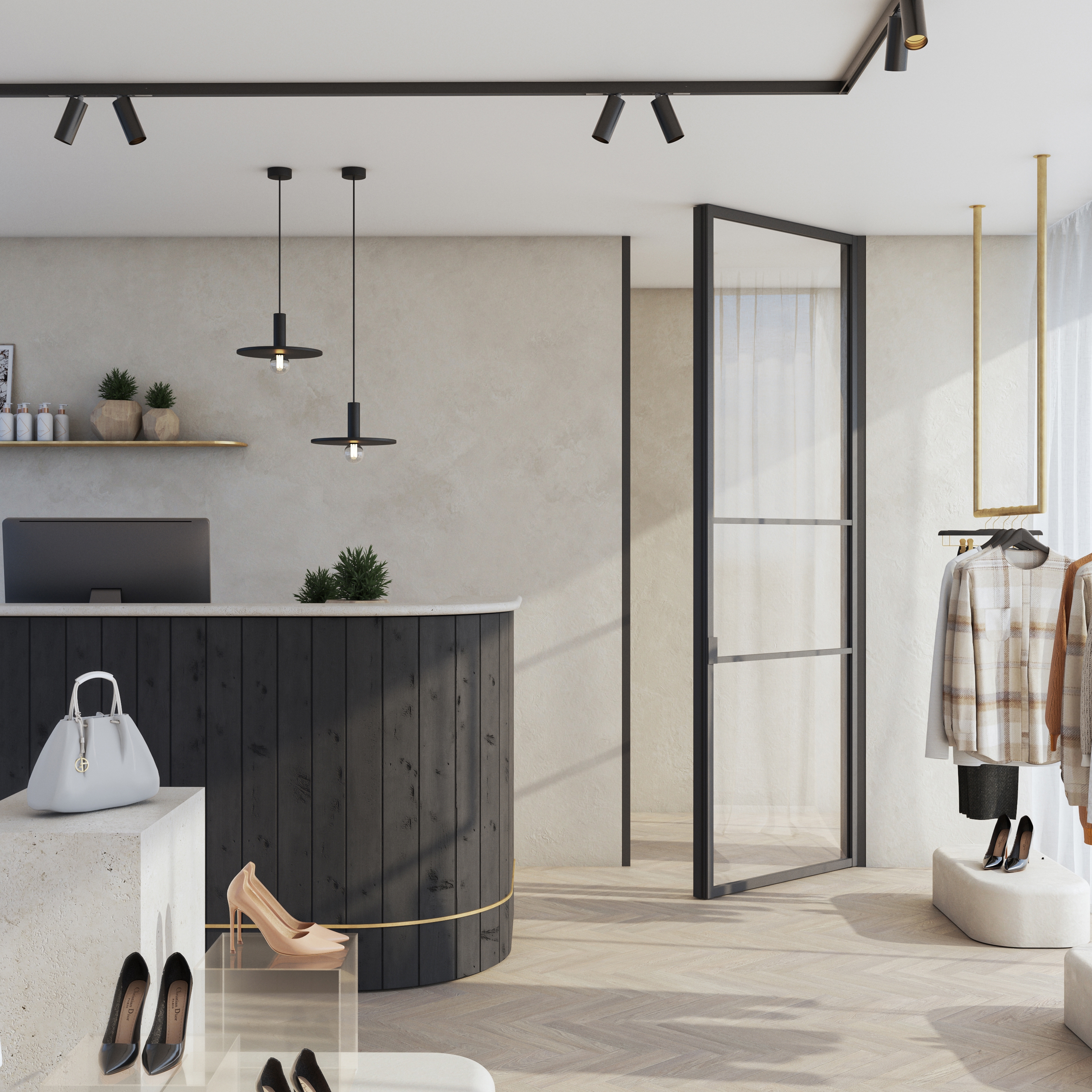Display product Divina - glass swing door from manufacturer ARLU