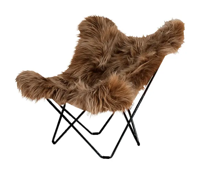 Cuero Design - Iceland Mariposa Wild Brown Black Frame