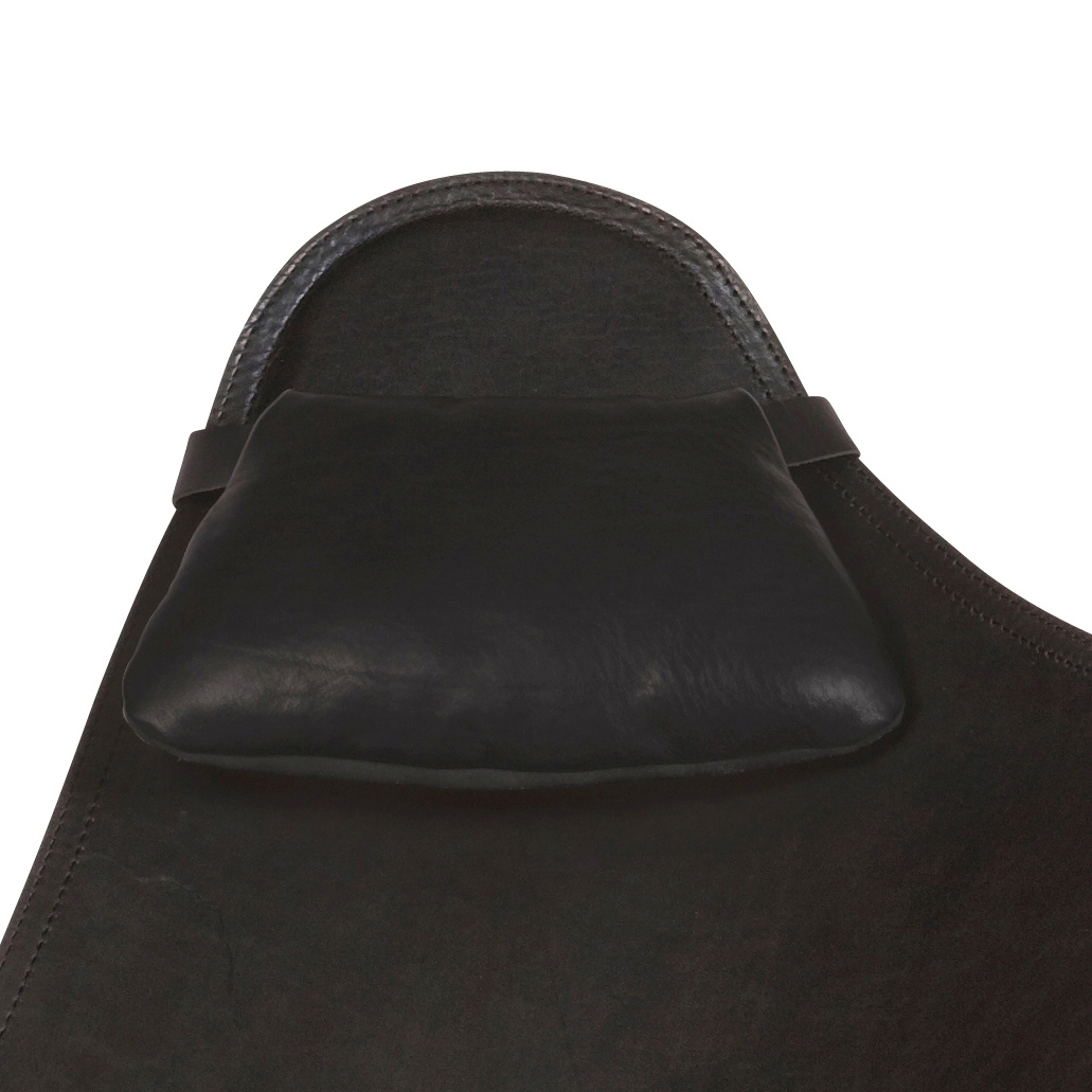 Mostrar el producto Pampa Mariposa Cushion Black del fabricante Cuero Design