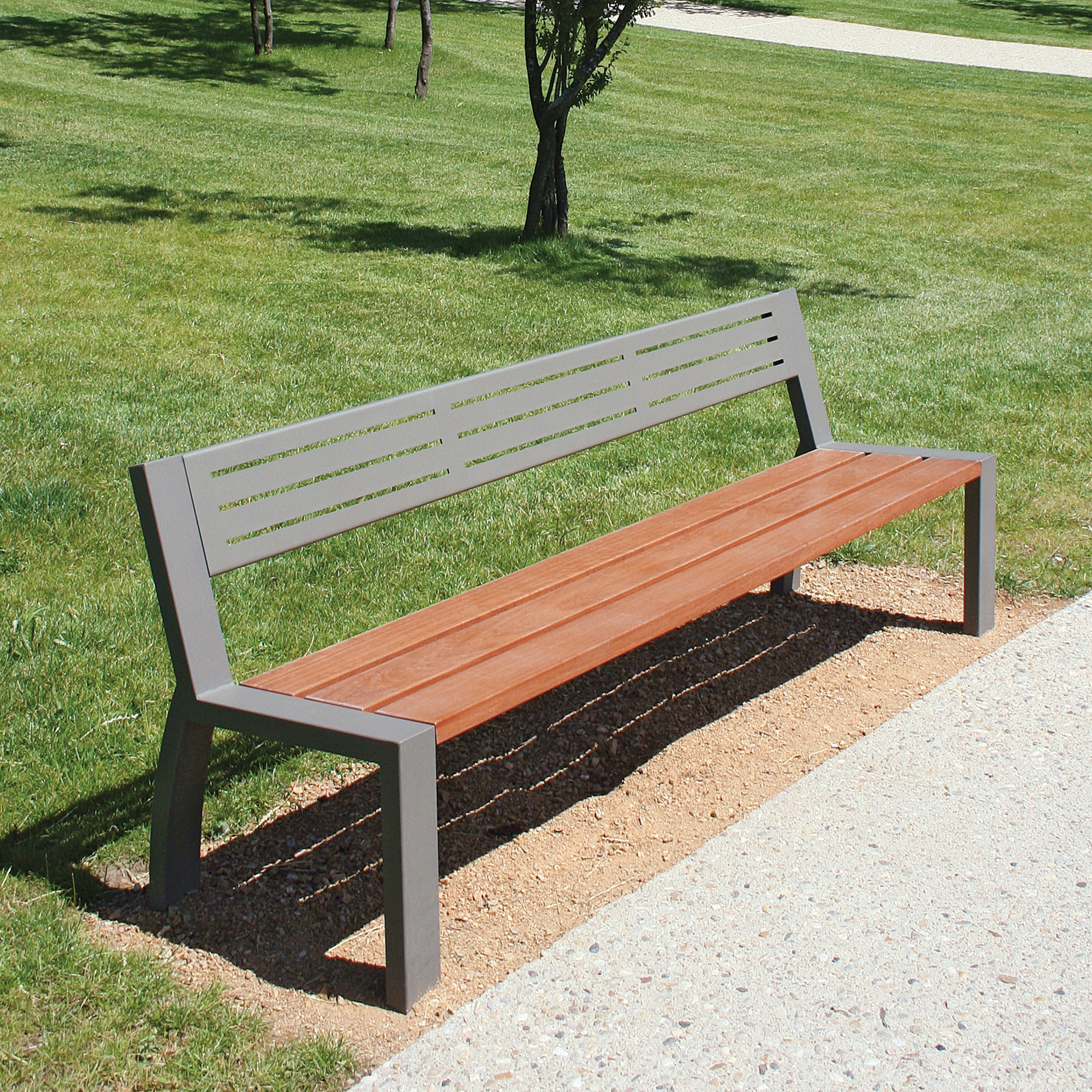 Afficher le produit Banc Cléa mixte du fabricant Univers et Cité - Mobilier urbain