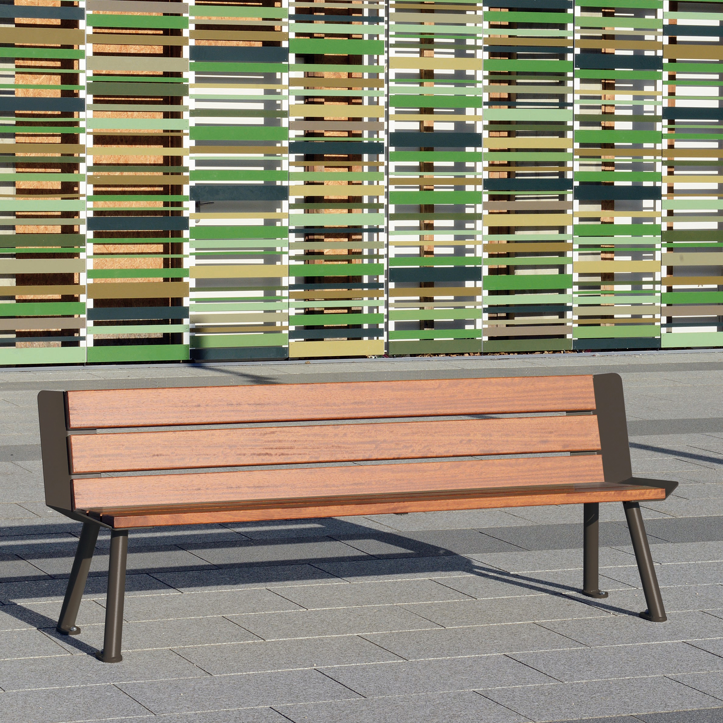 Mostra il prodotto Oria Bench del produttore Univers et Cité - Mobilier urbain