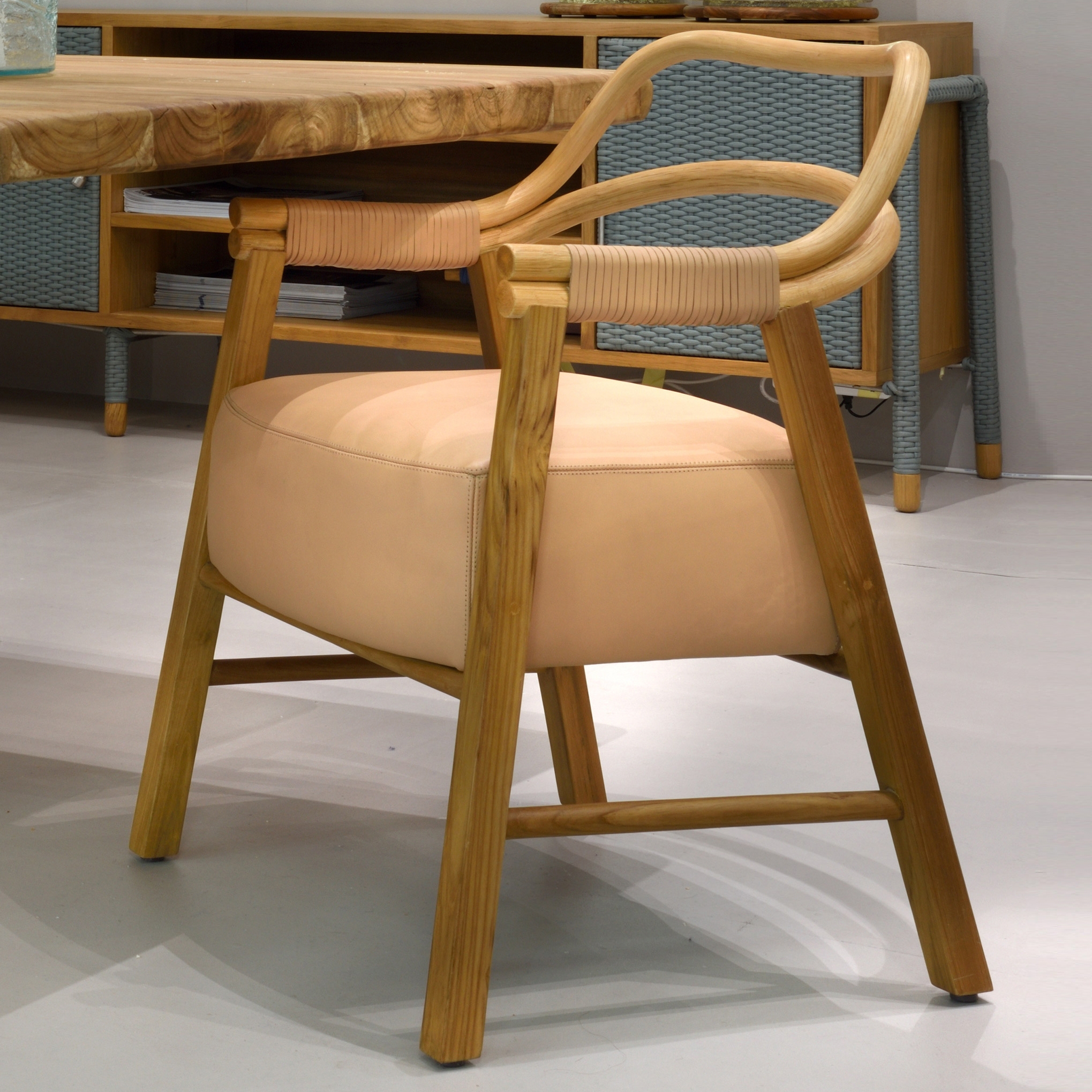 Display product Float Armchair - leather from manufacturer MARY&