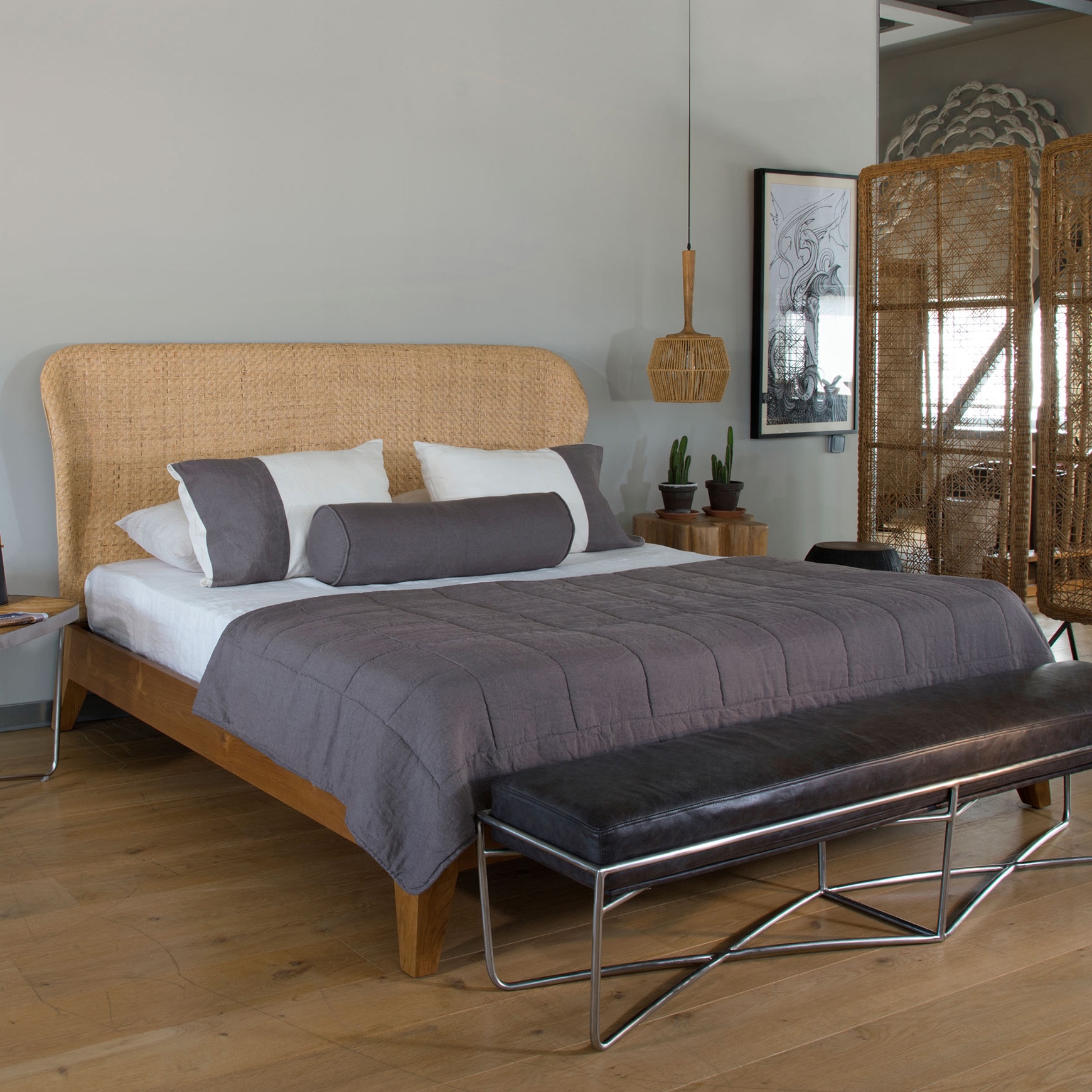 Display product Hug Bed - natural from manufacturer MARY&