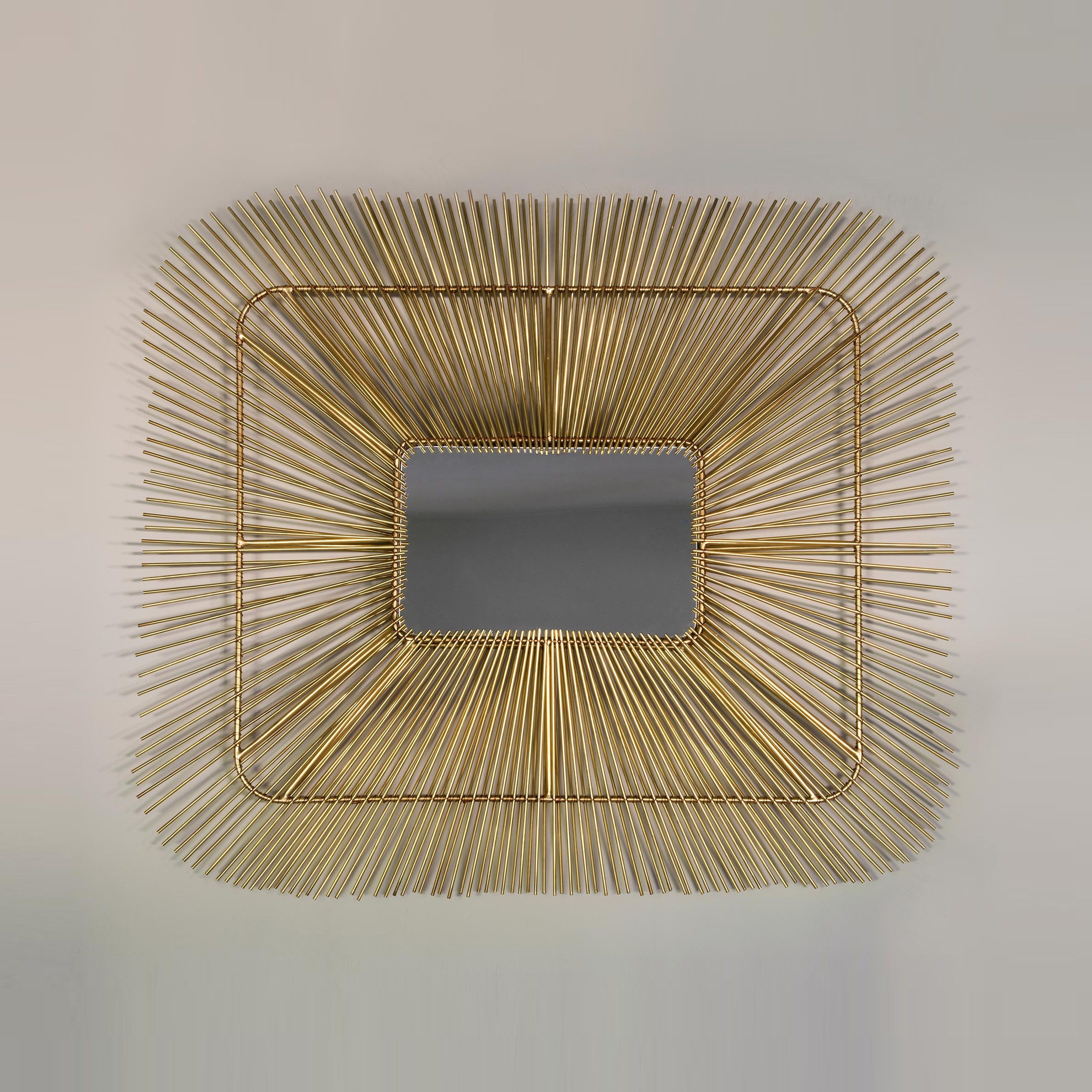 Display product Mask Mirror - brass from manufacturer MARY&
