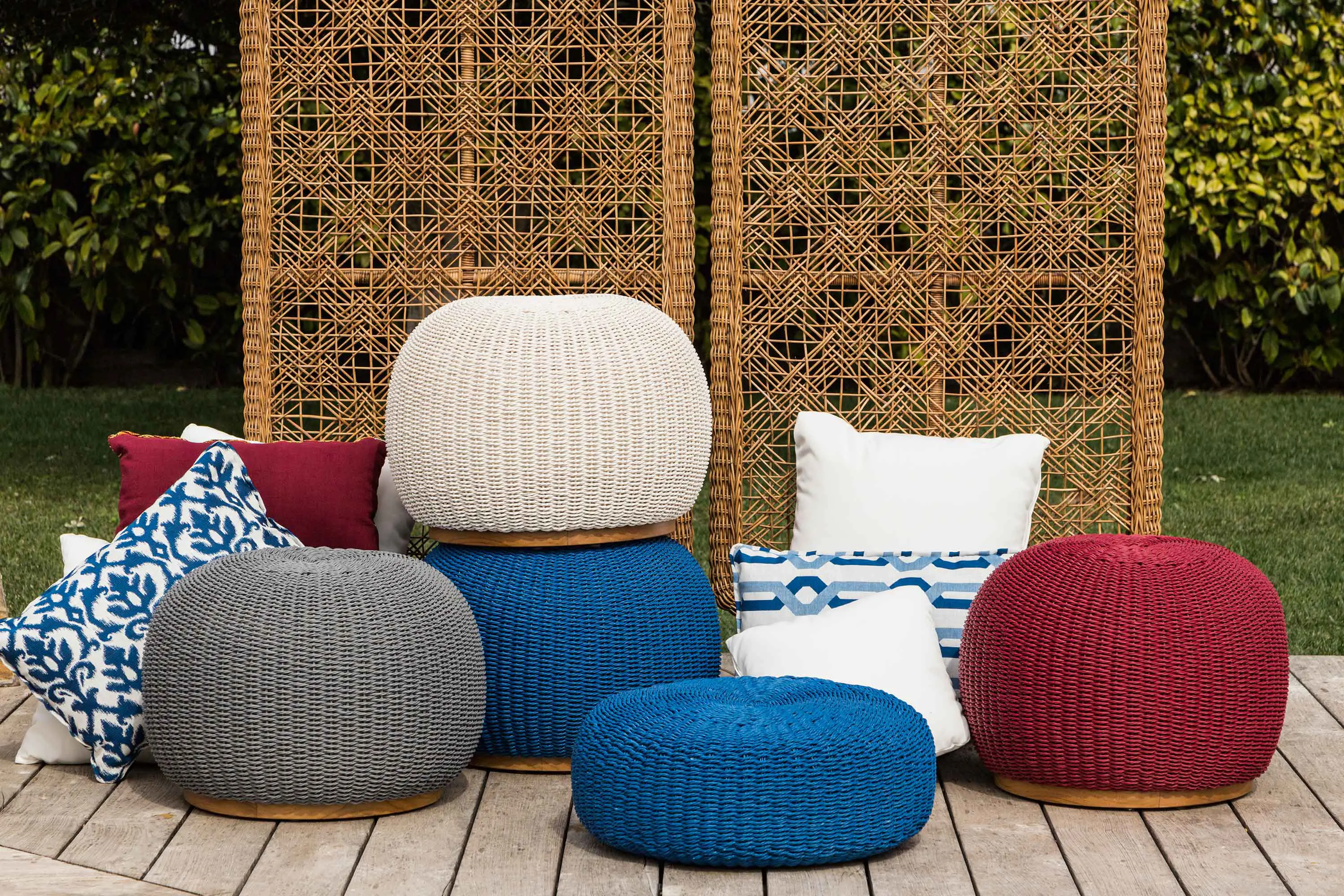 MARY& - Minerva Stool - rattan