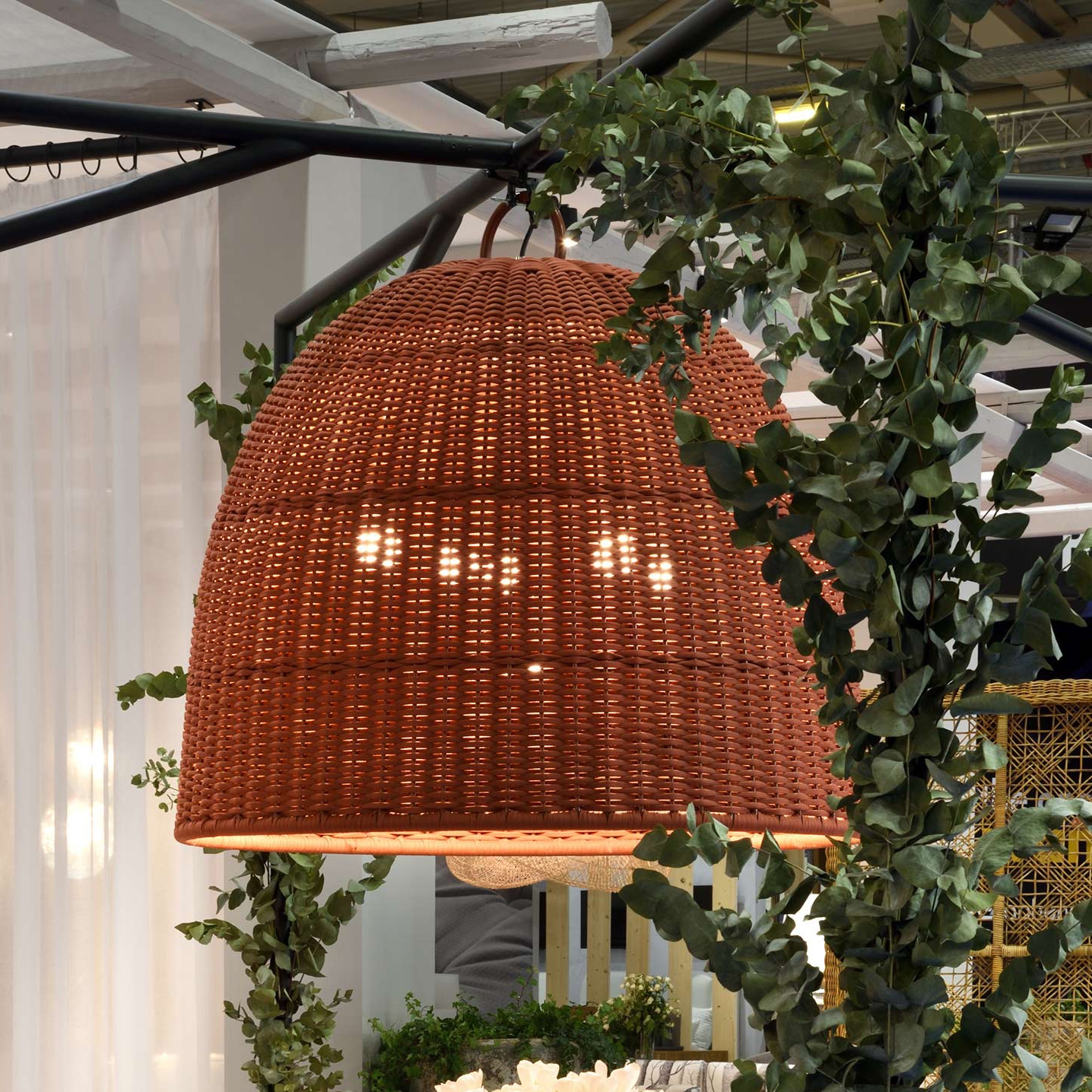 Display product Rain Bell Lamp - rope from manufacturer MARY&