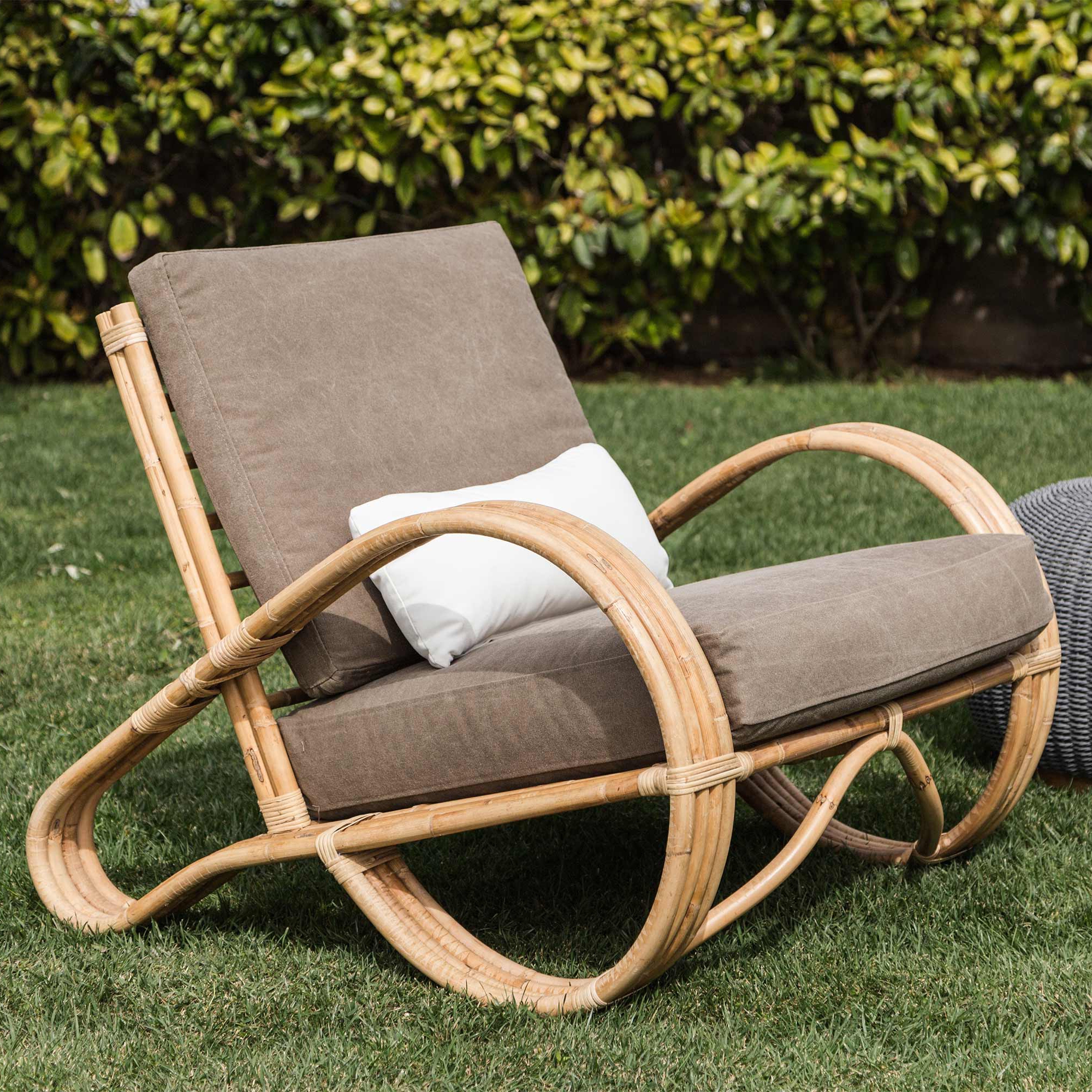 Rattan Carla Lounge Chair - natural