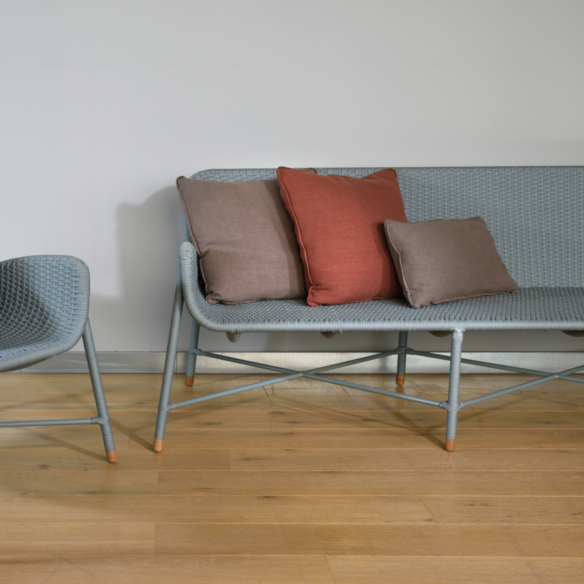 Rain Lounge Sofa - rope/aluminium
