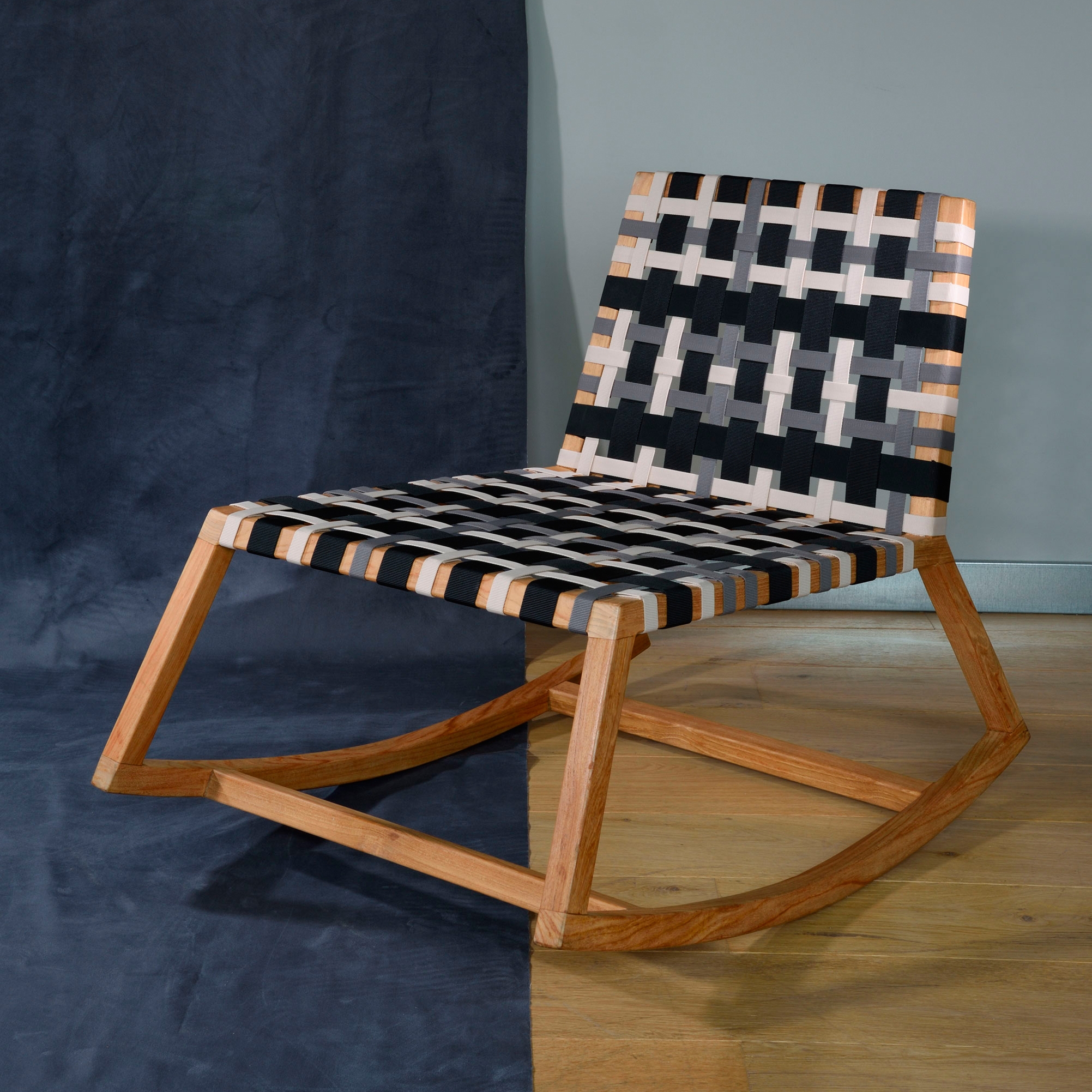 Venus Rocking Chair with straps - teak