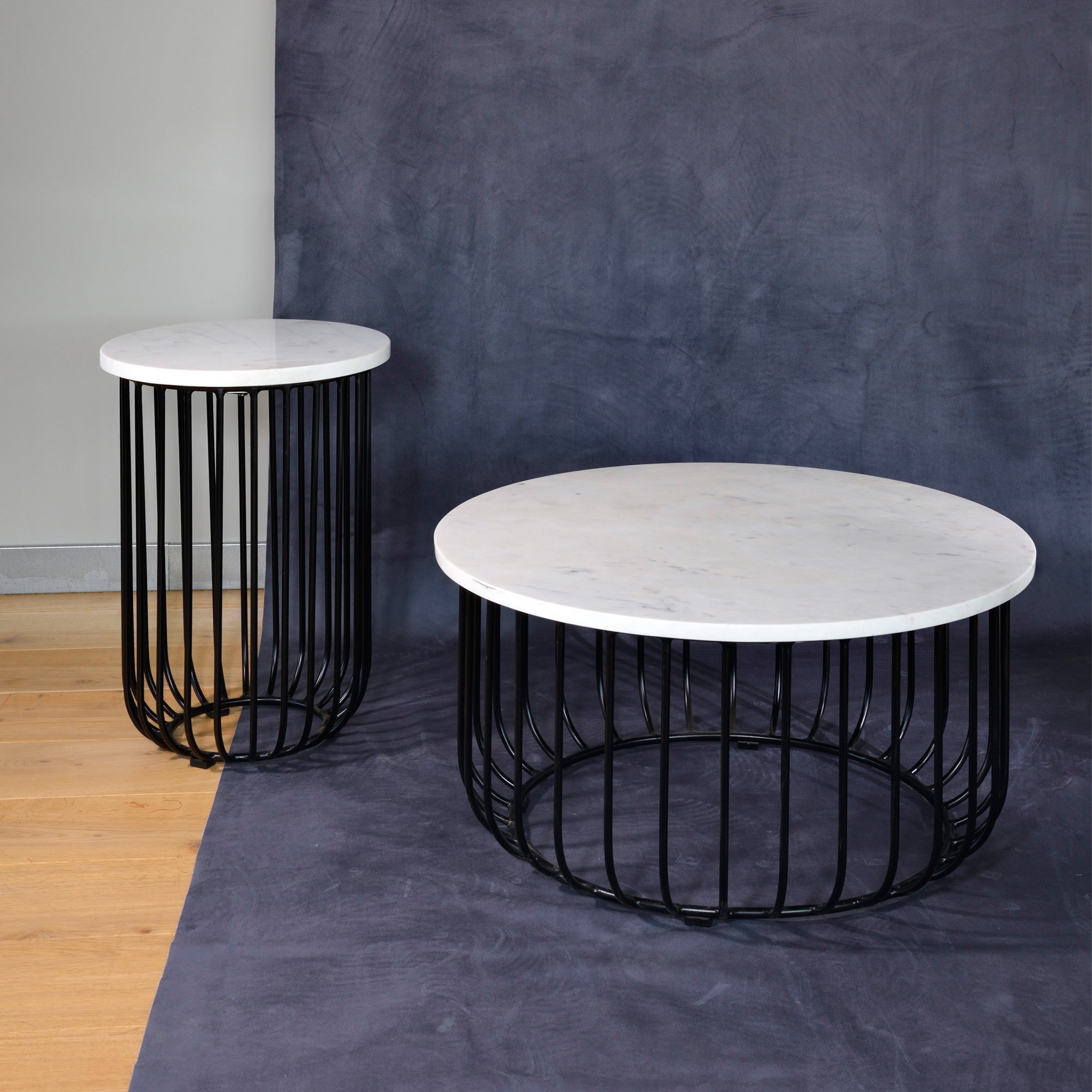 Display product mary's design mood | Creta Side Table - marble/iron from manufacturer MARY&