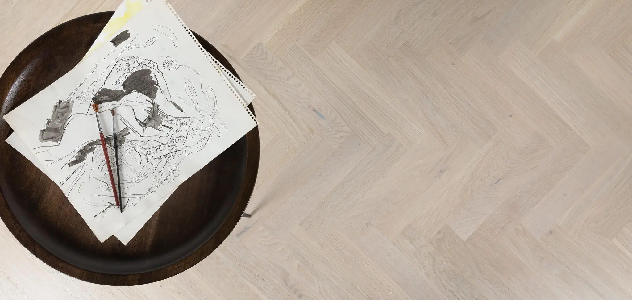 Bjelin - Herringbone Parquet Matte Lacquer | Sigtuna, Oak