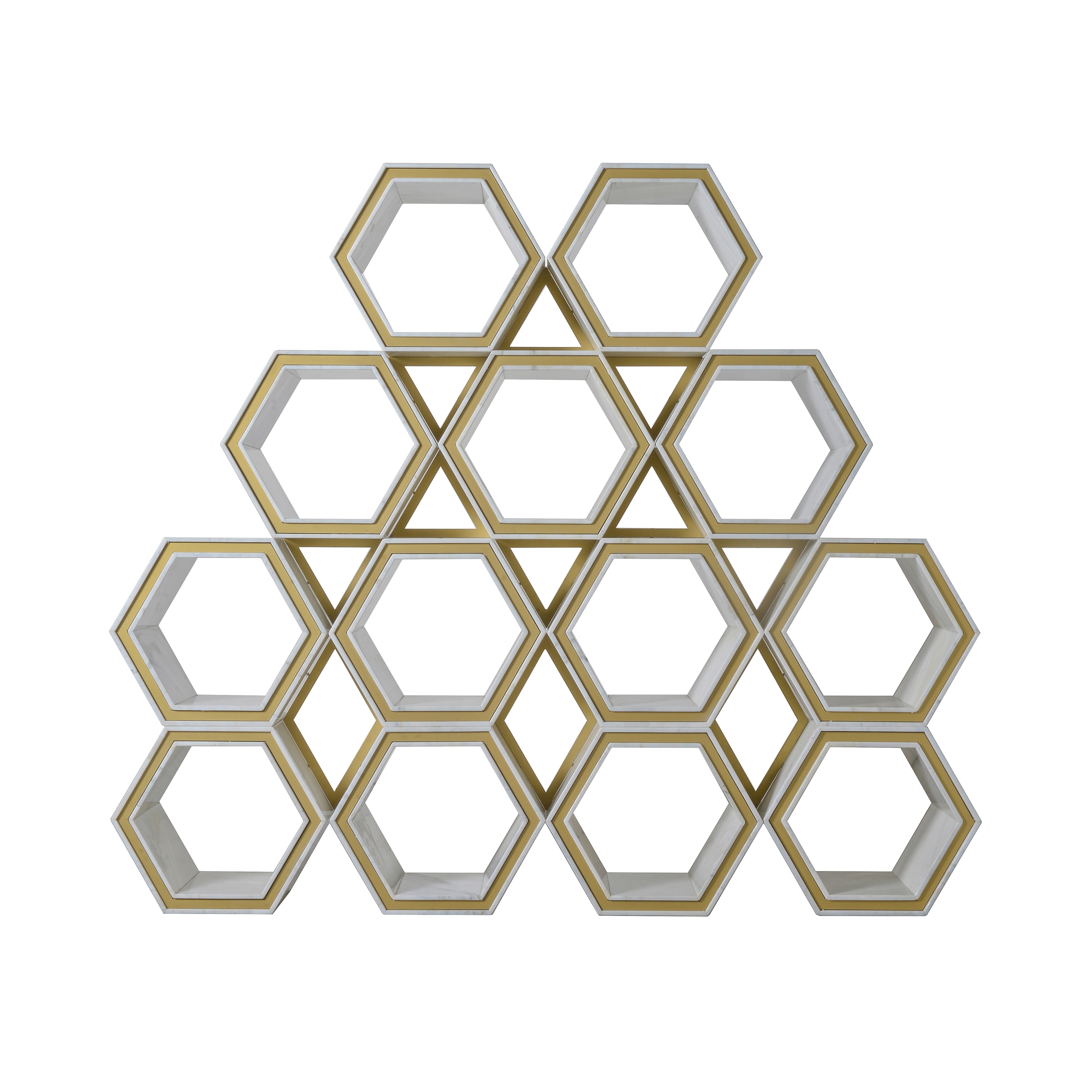 Mostrar el producto Freestanding | Hexagon Bookcase del fabricante Homedesign