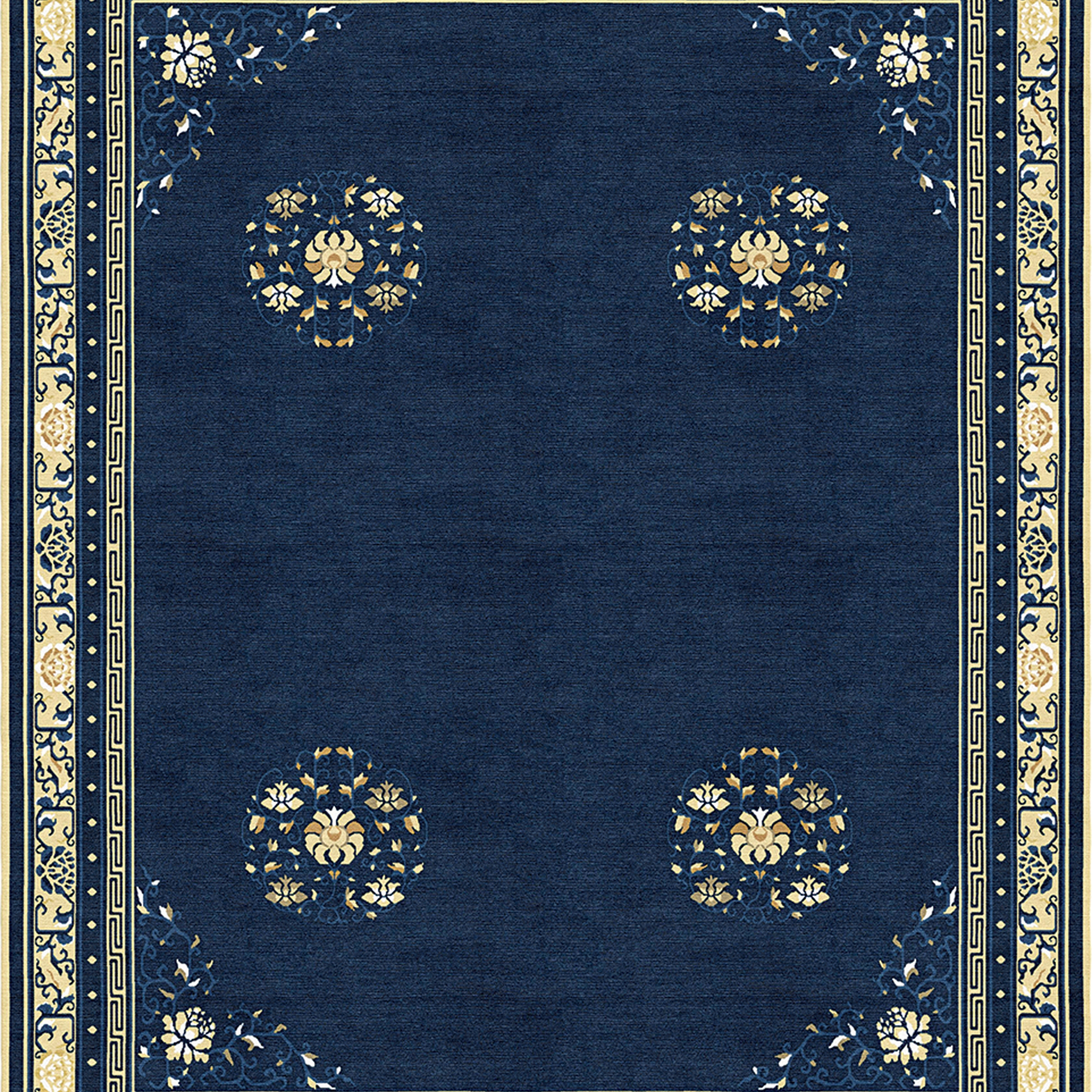 Mostrar el producto Chinoiserie | Floating Lotus River Blue del fabricante Tapis Rouge