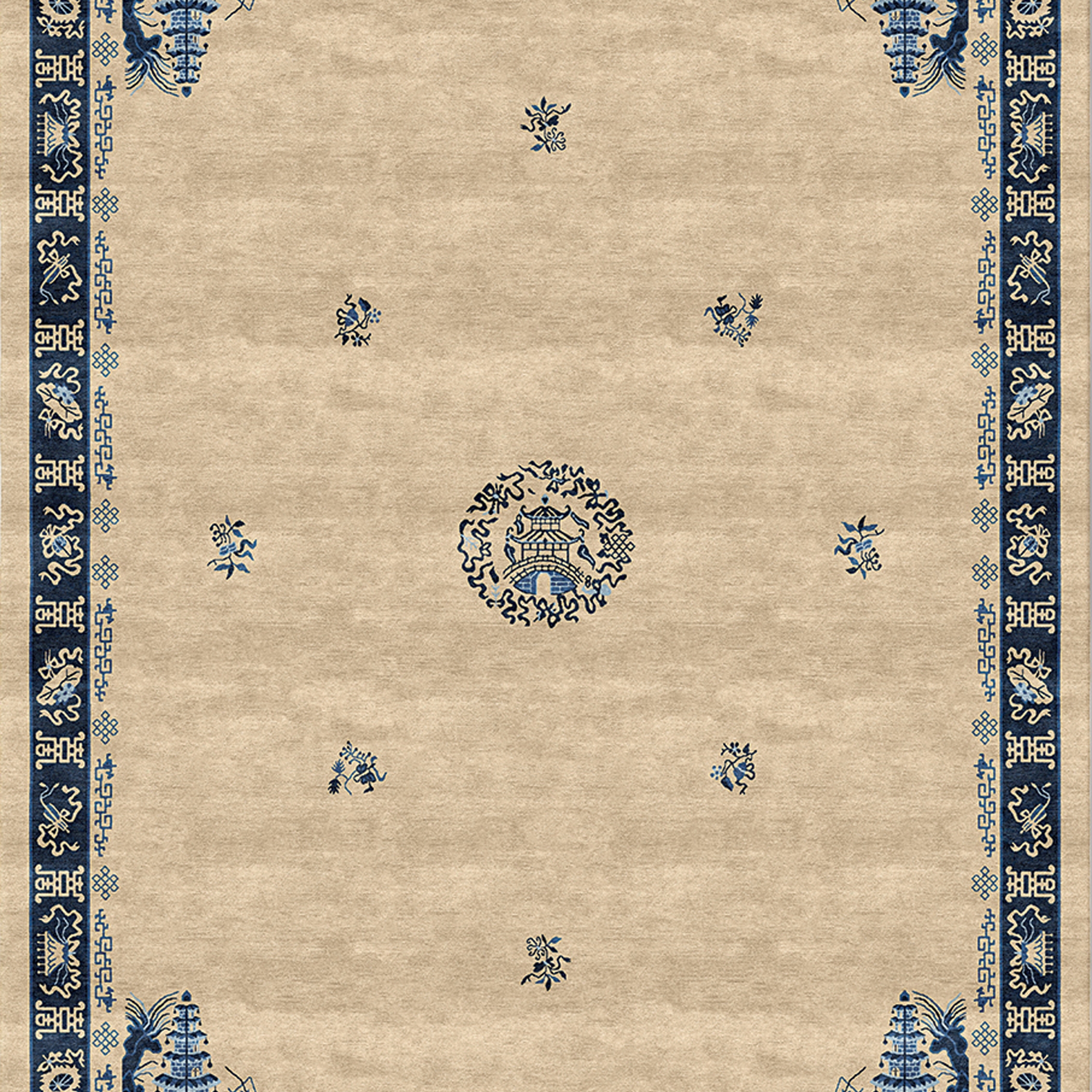 Produkt Chinoiserie | Pagoda Antique Sand des Herstellers Tapis Rouge anzeigen