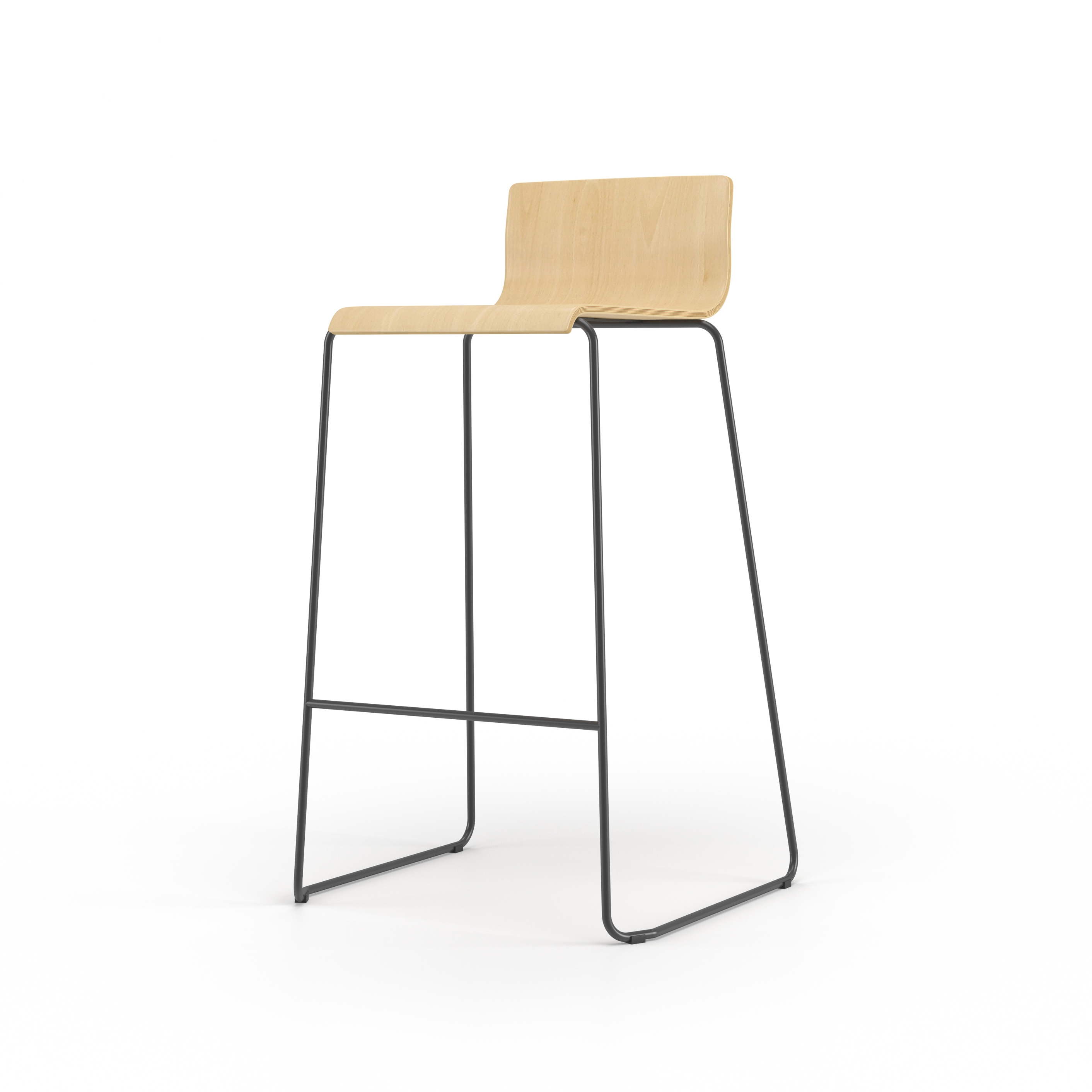 Afficher le produit Moon Wooden High Chairs du fabricant Narbutas
