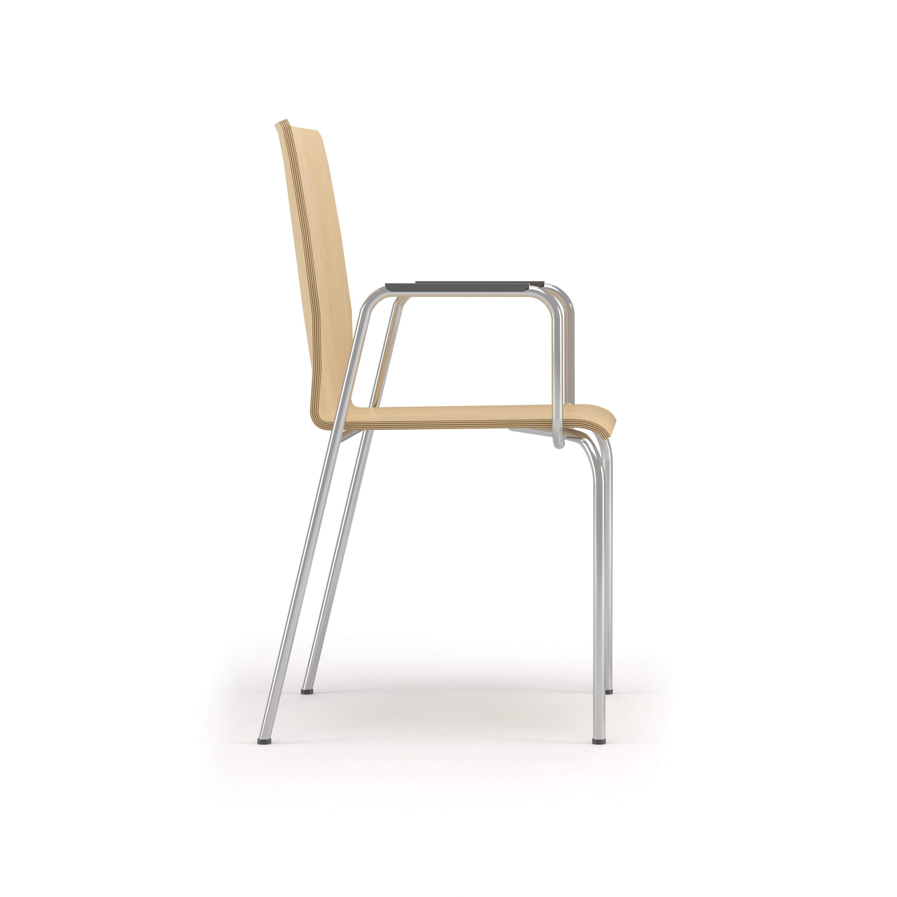 Afficher le produit Moon Wooden Visitor Chairs du fabricant Narbutas