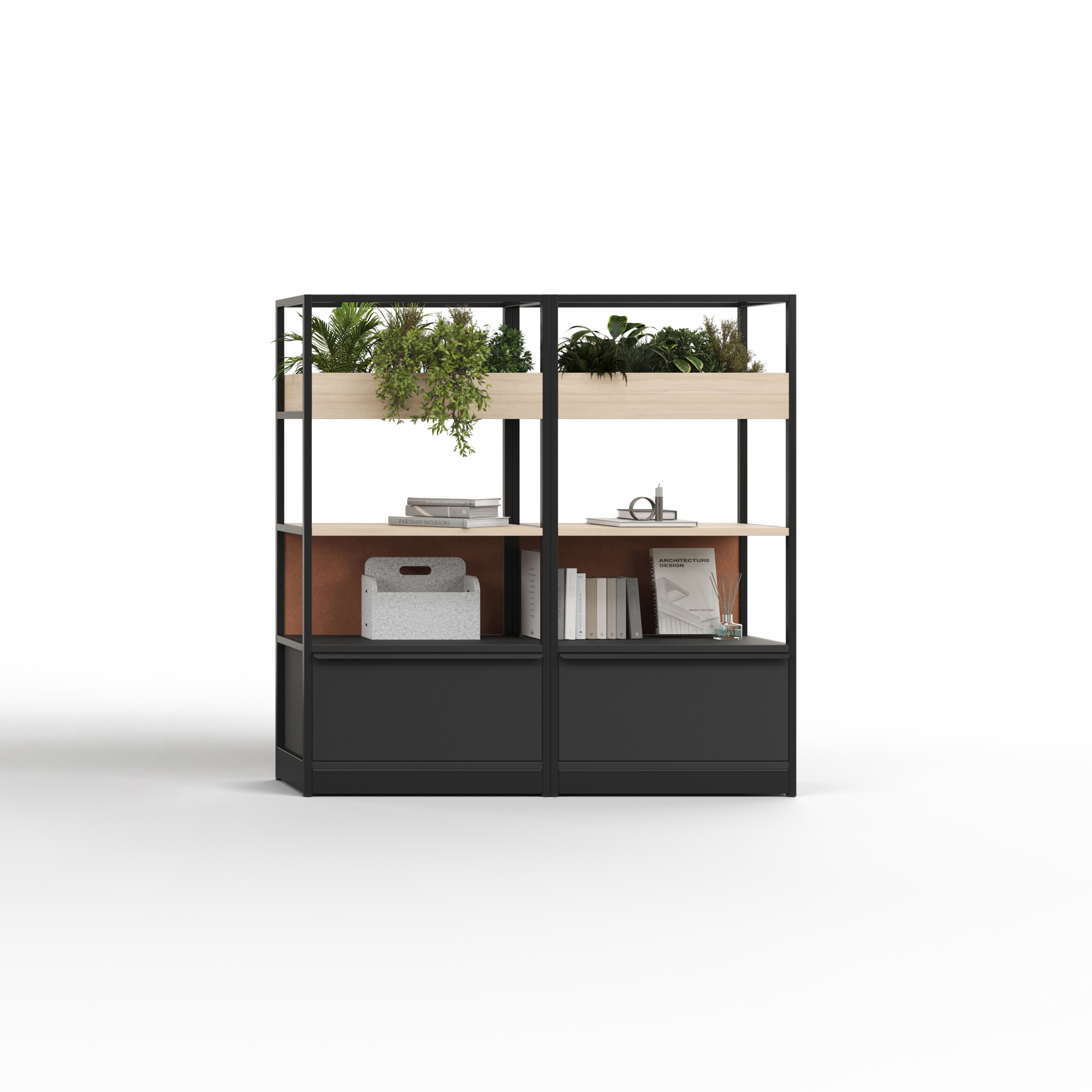 Display product Combus Shelving System from manufacturer Narbutas