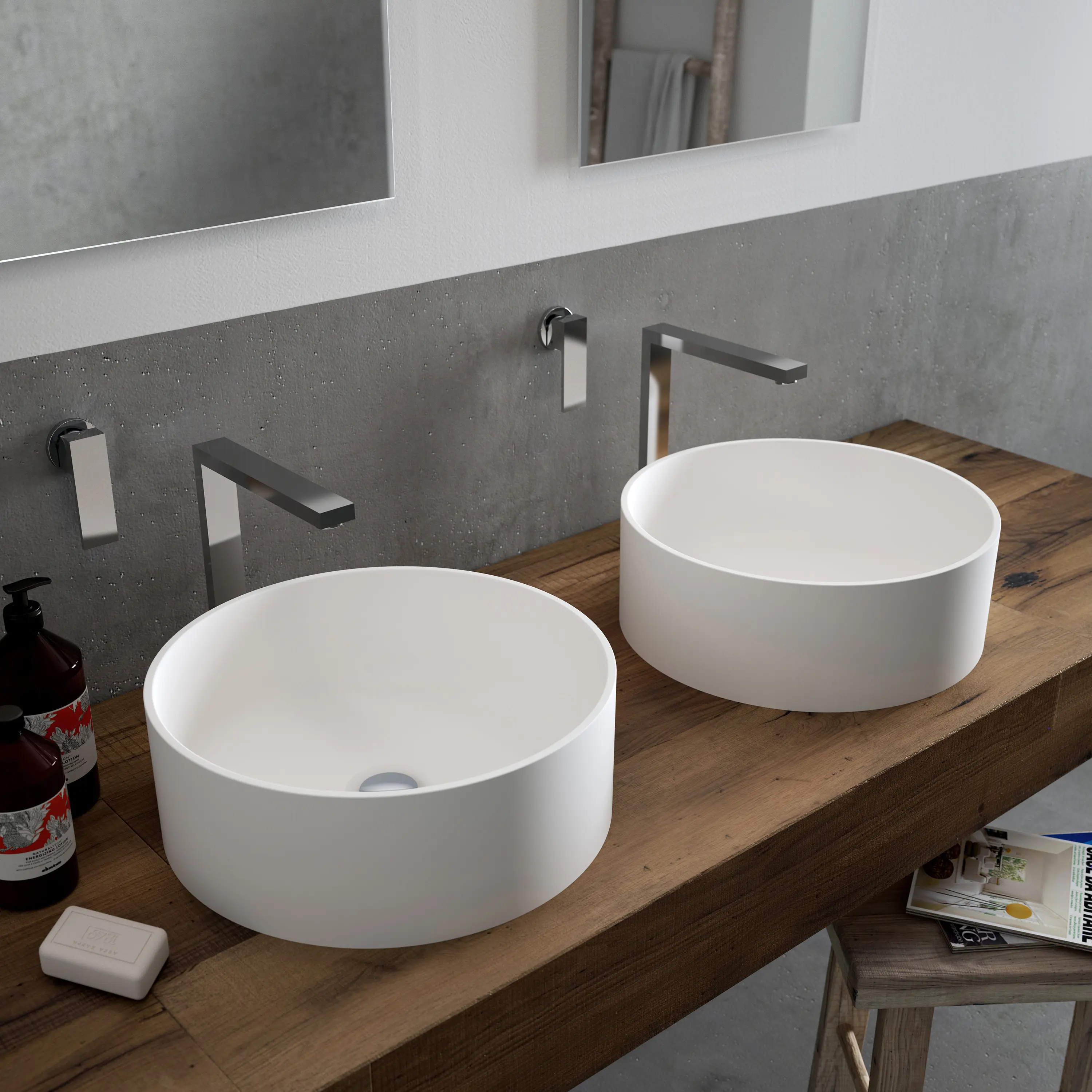 HIMACS - Waschbecken CB330C (Aufsatzbecken)