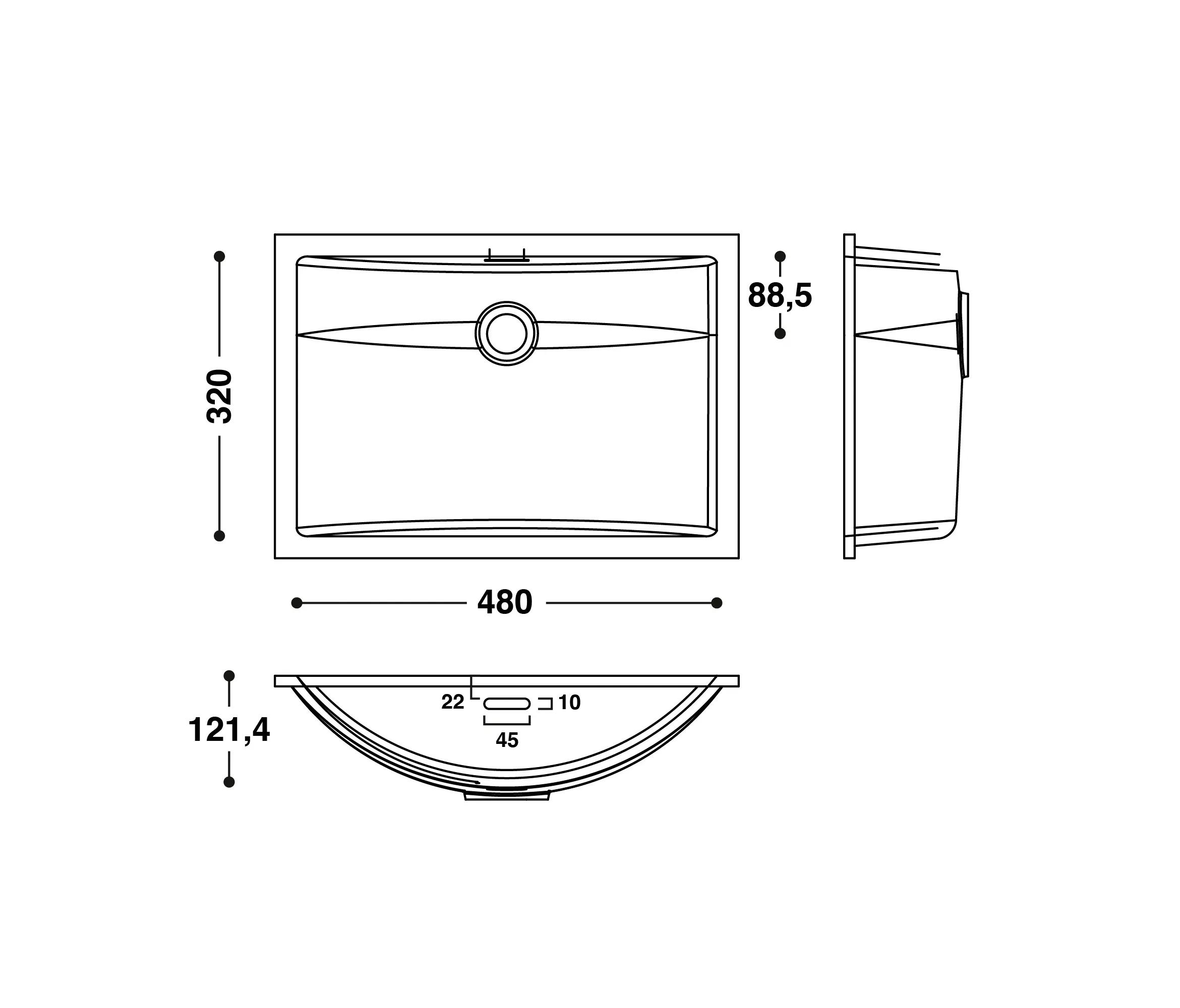 HIMACS - Lavabo CB 483