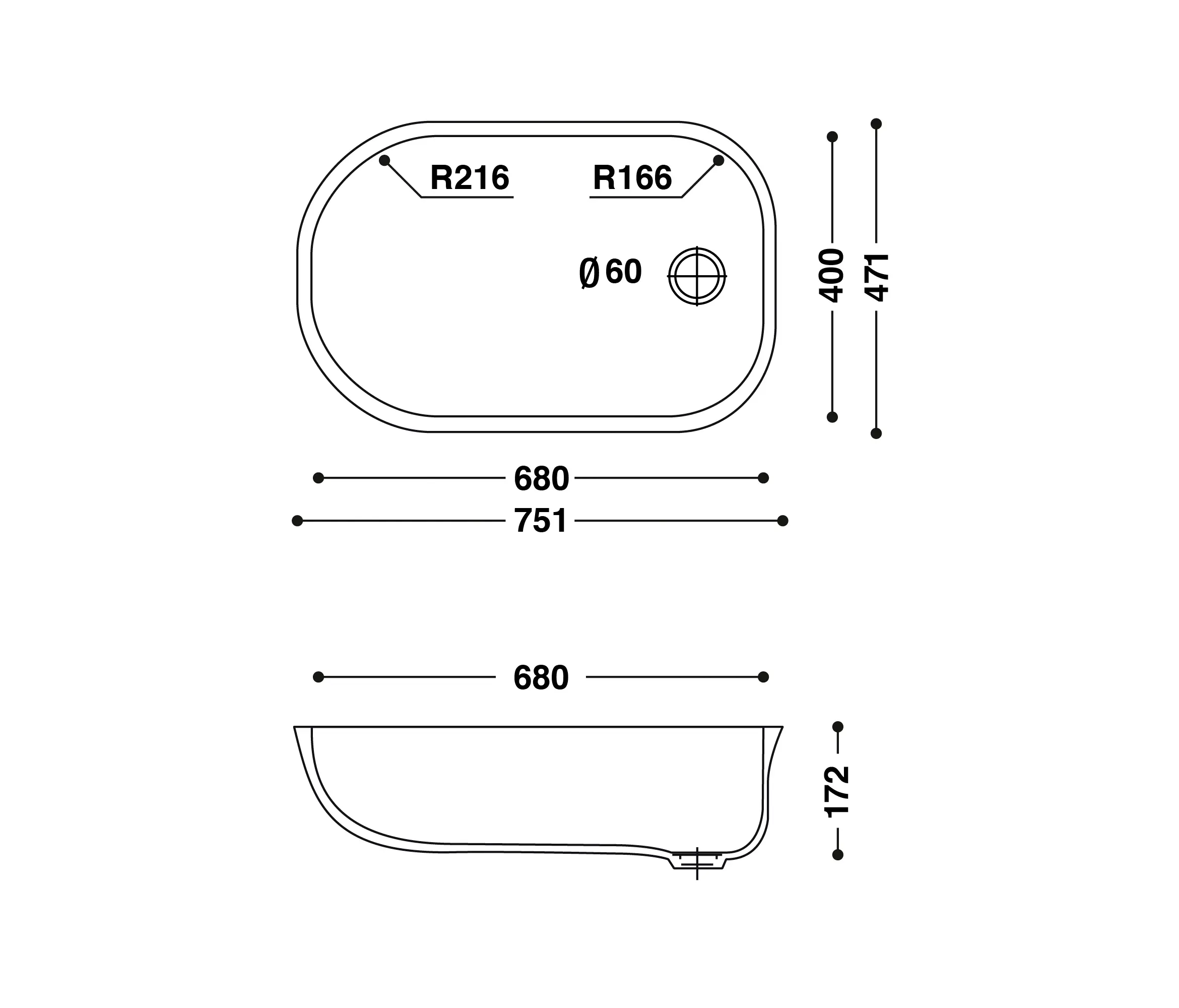 HIMACS - Baby bath CB680
