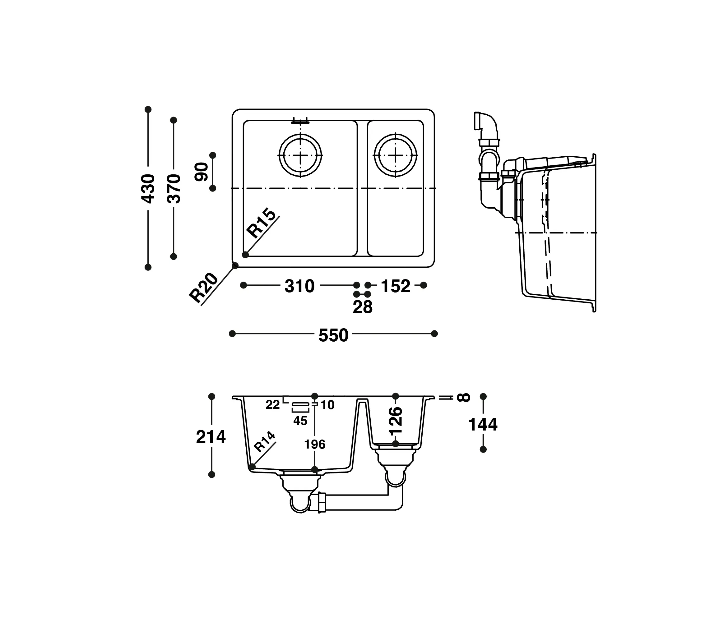 HIMACS - Sink CS490D