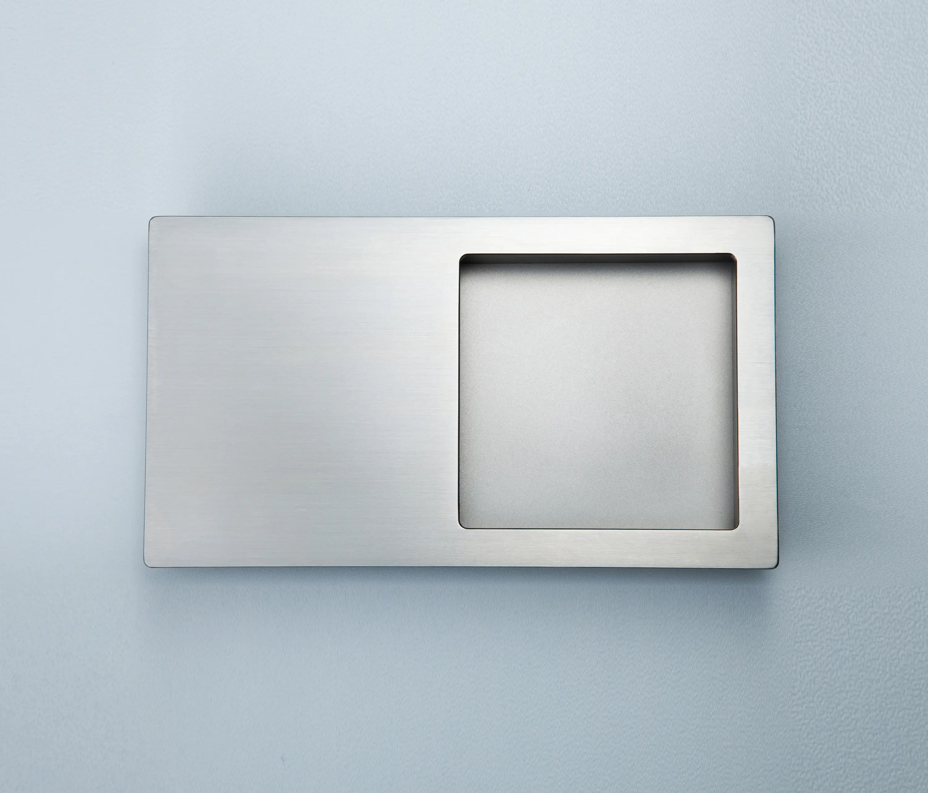 Werding - GS-72 pull handle with recessed grip in stainless steel