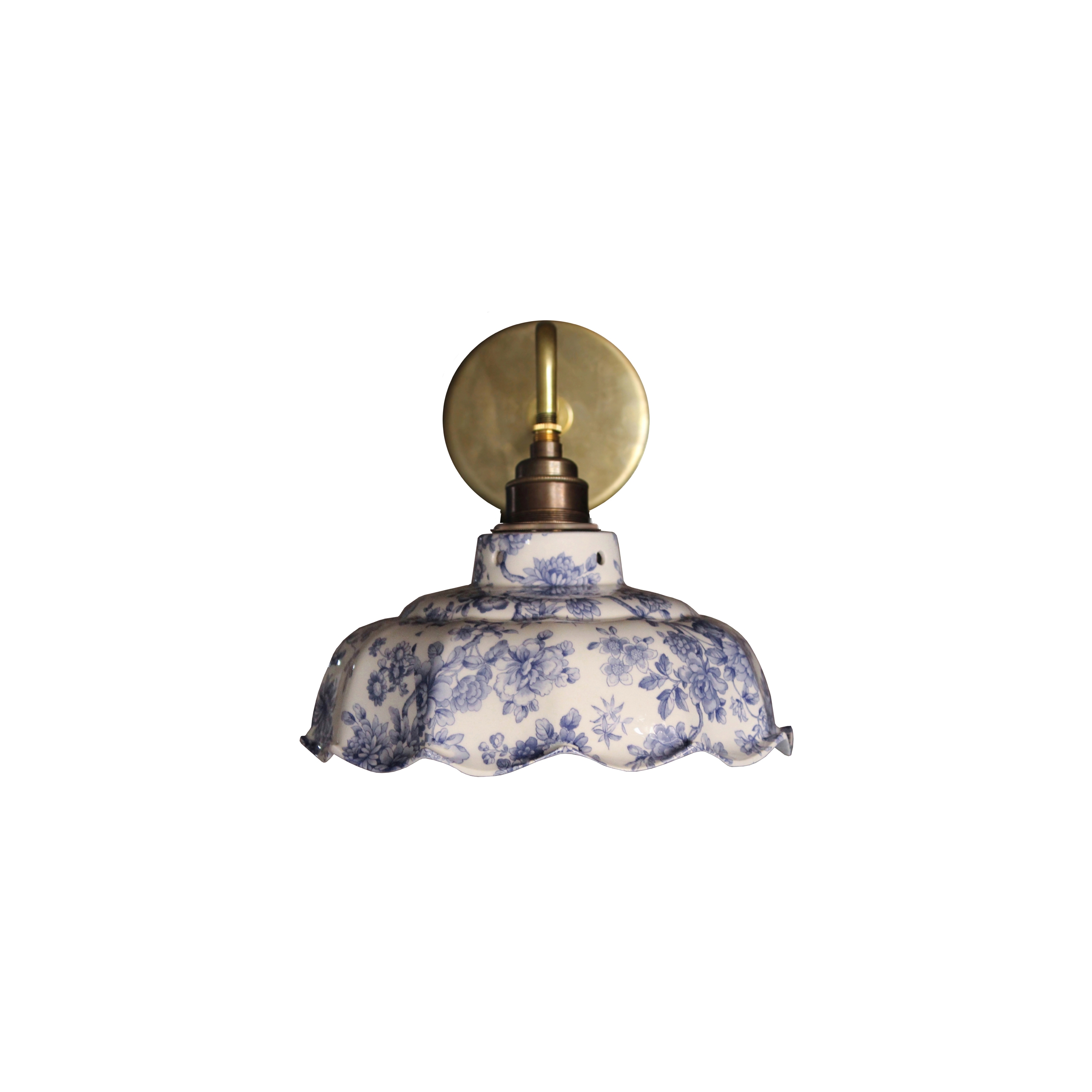 Display product Avalon Wall Light Blue Imari / White from manufacturer Lyngard