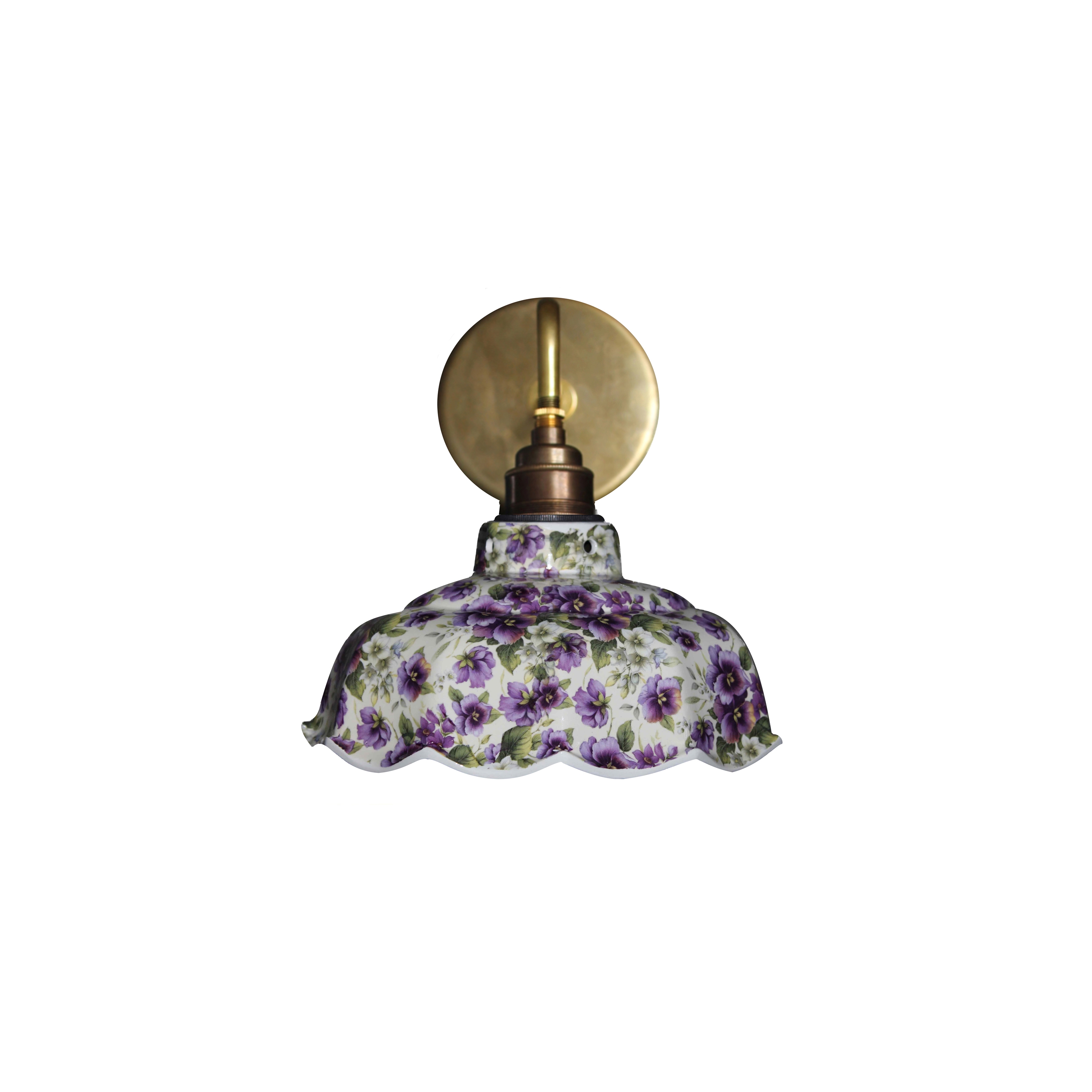 Avalon Wall Light Pansy / White
