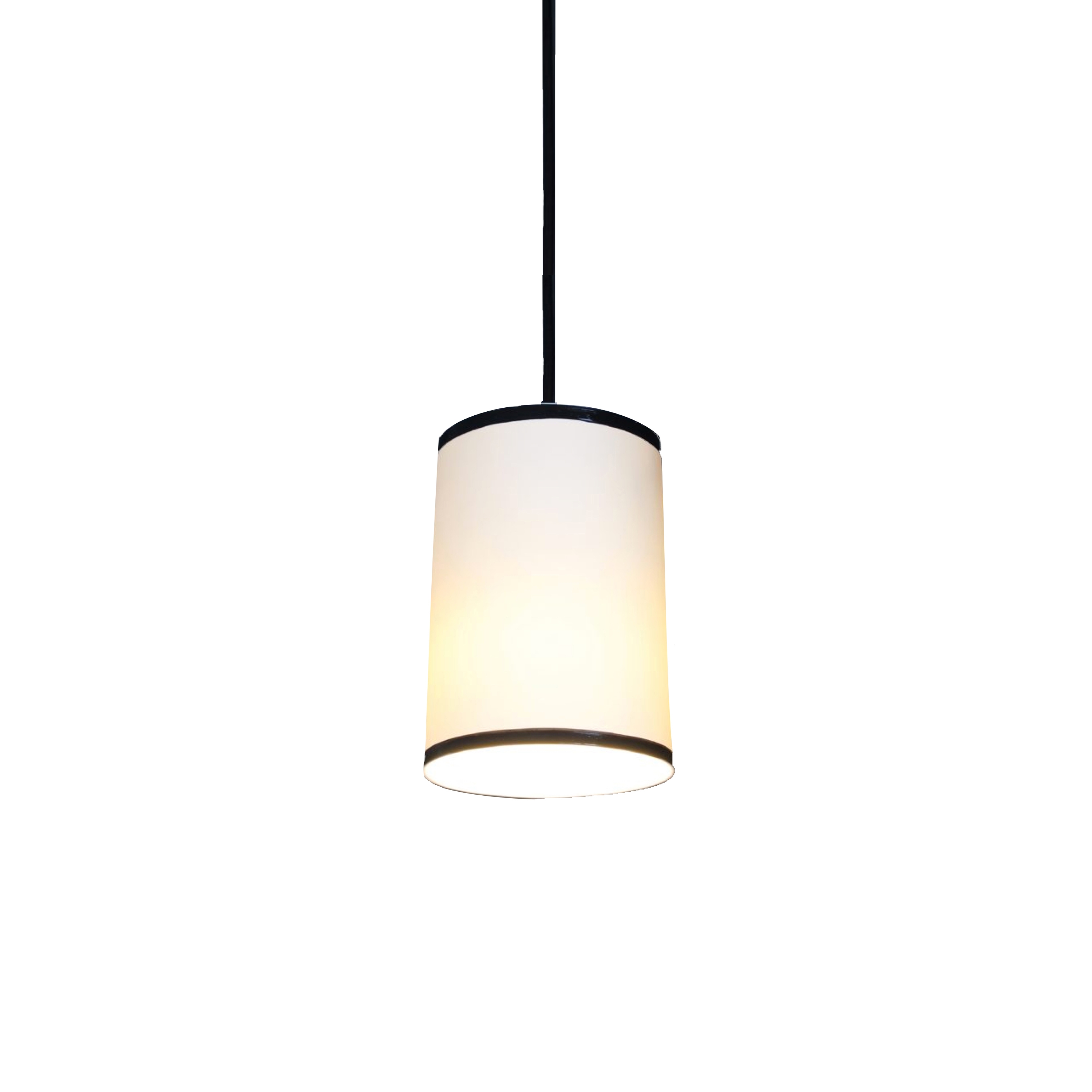 Display product Bradwell Pendant Matte White with Black Stripe from manufacturer Lyngard