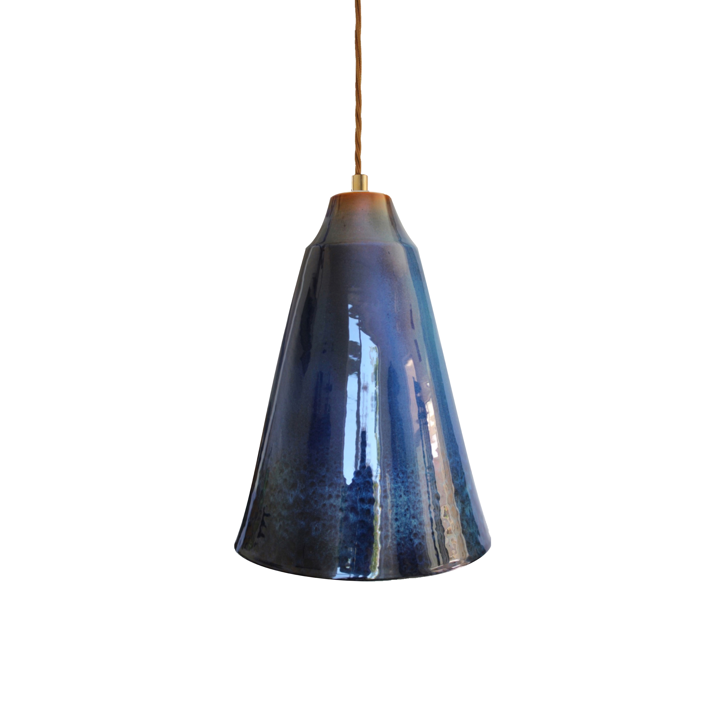 Chatterley Pendant Peacock Lustre