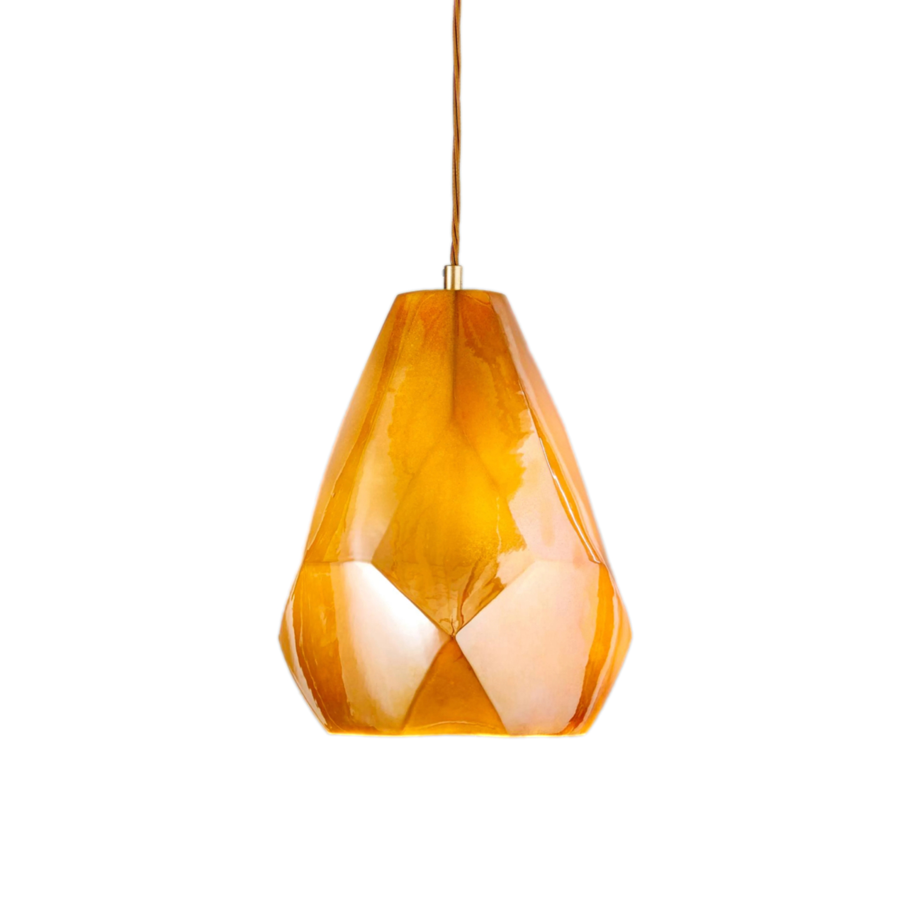 Display product Facet Pendant Gold Lustre from manufacturer Lyngard