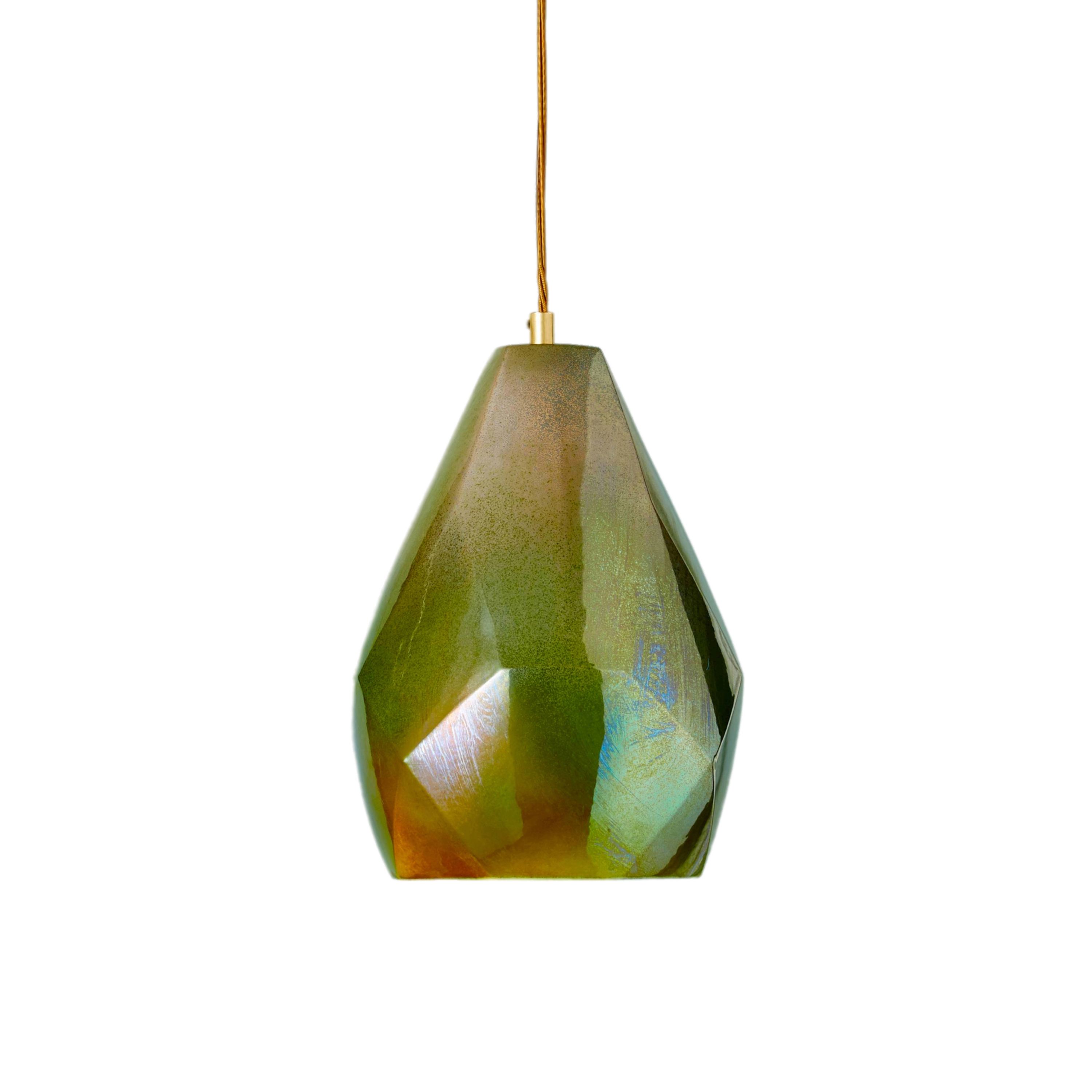 Facet Pendant Woodland Lustre