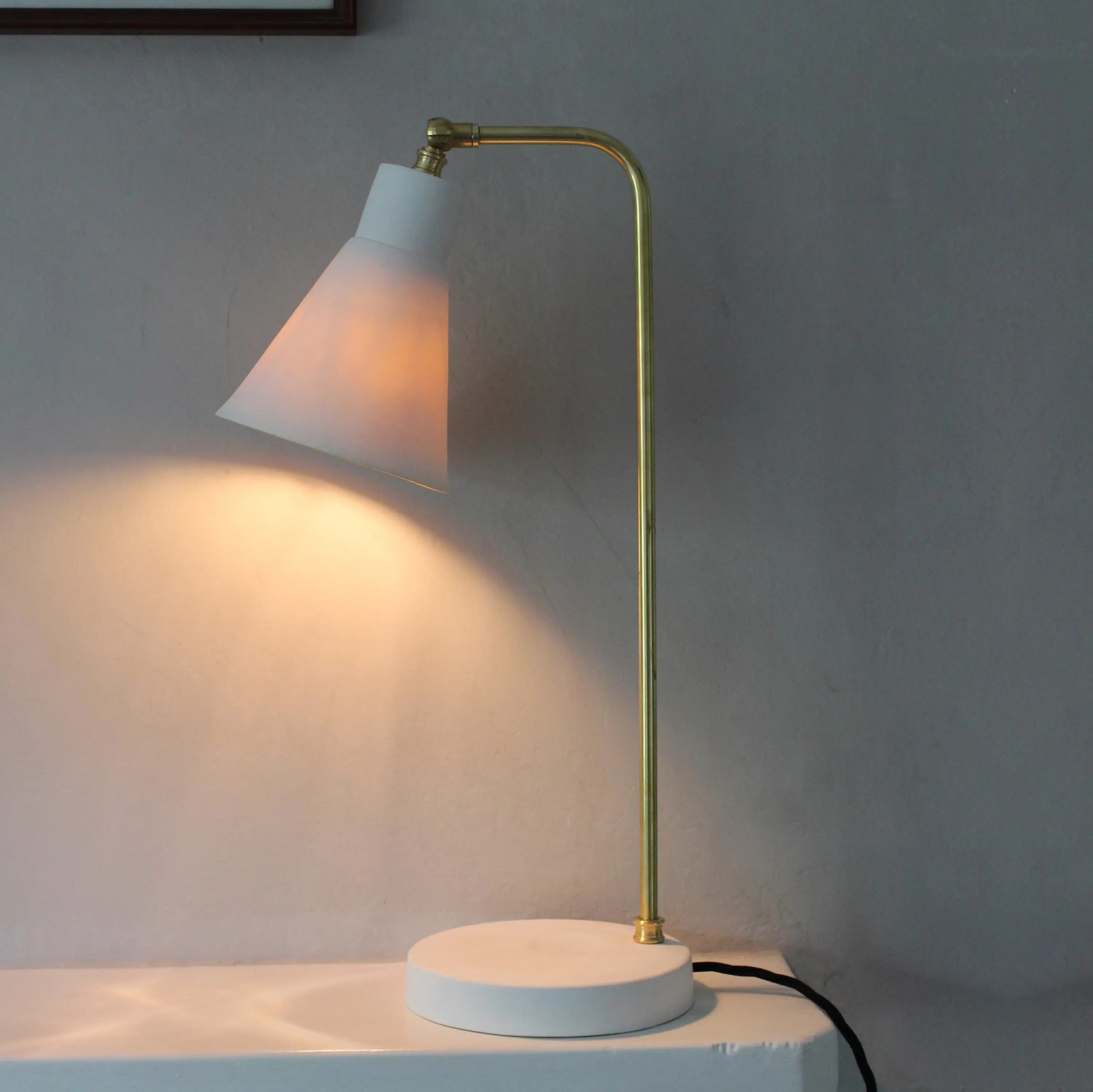 Lyngard - Marney Task Lamp White