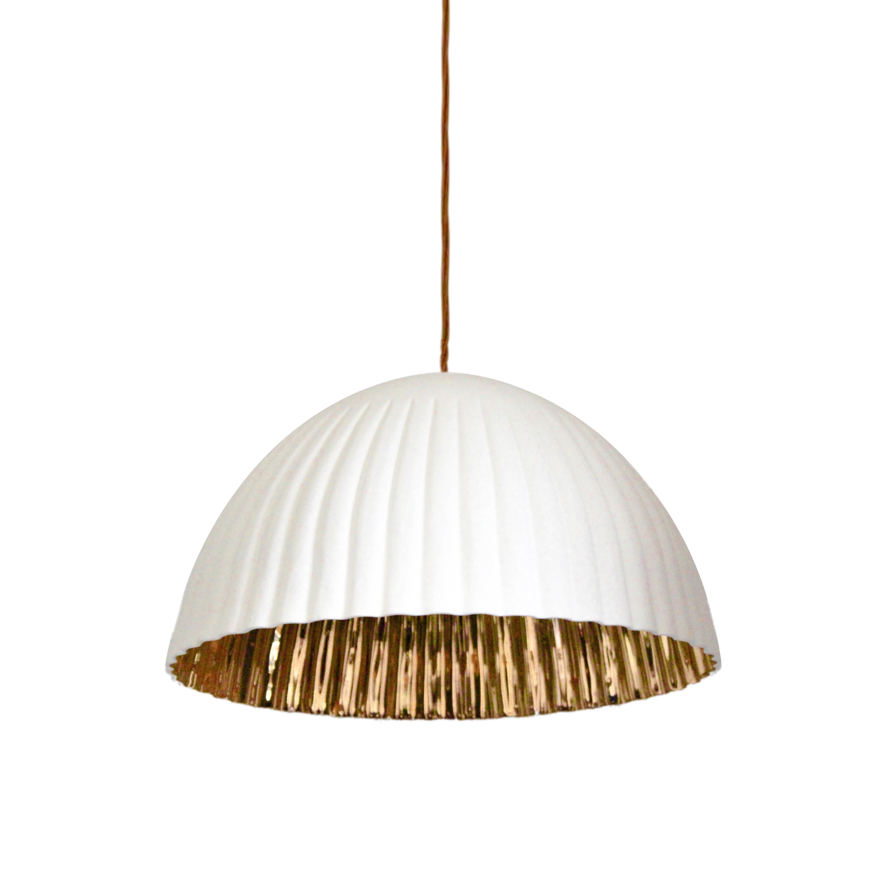 Display product Pinnox XLarge Pendant White/ 24 carat gold from manufacturer Lyngard