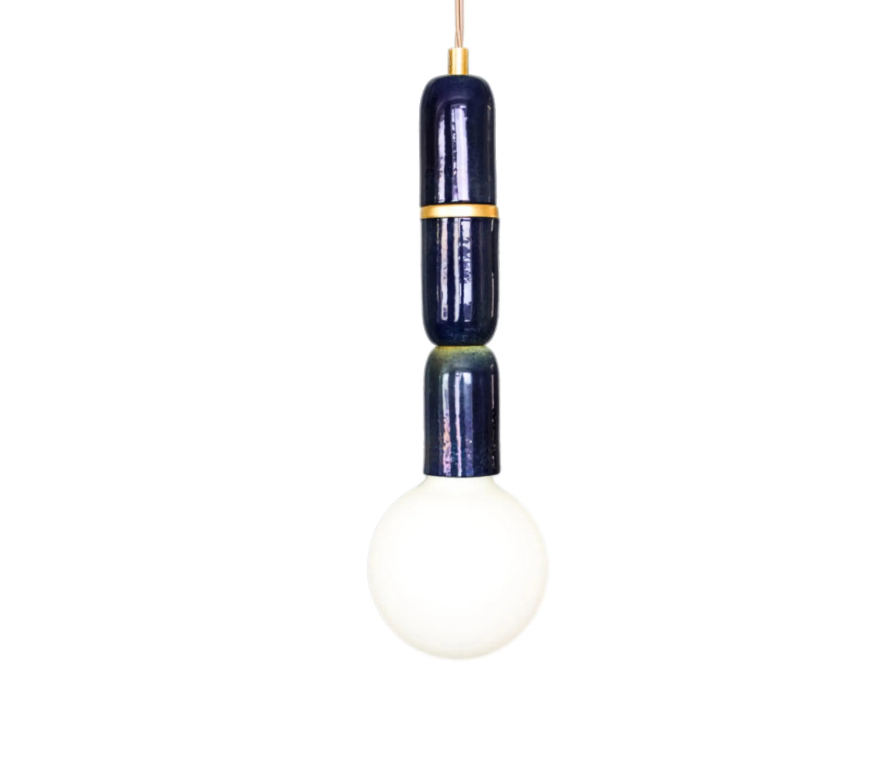 Lyngard - Plex Micro Three Pendant Peacock Lustre