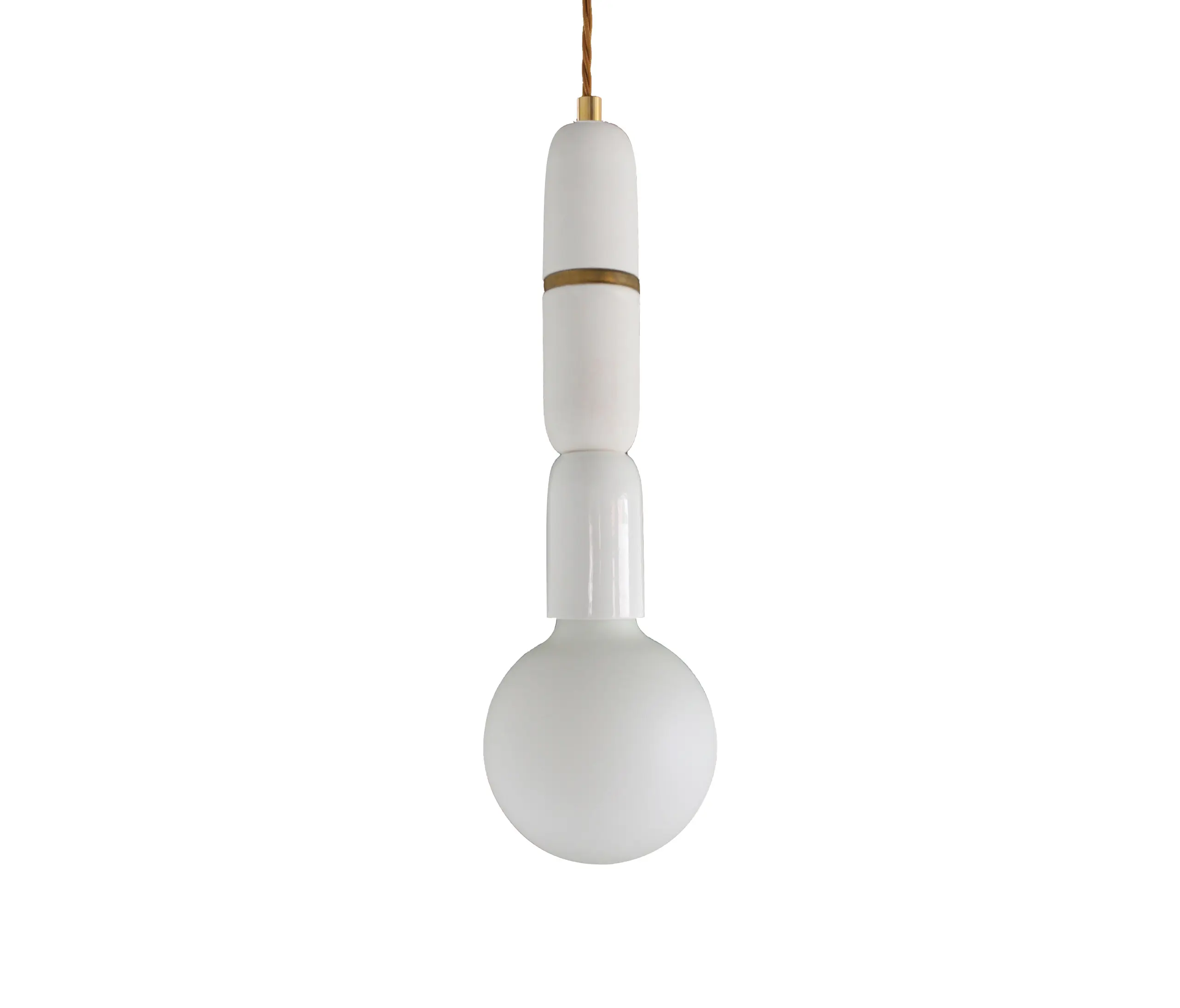 Lyngard - Plex Micro Three Pendant White Lustre