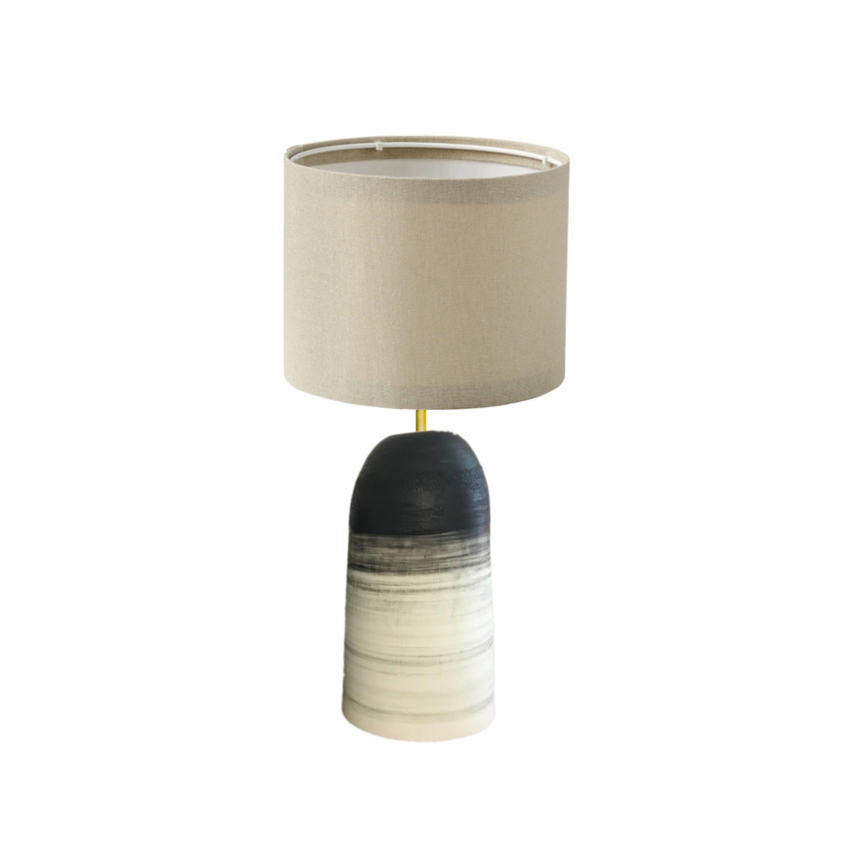 Display product Plex Small Table Lamp Brush Stroke Stripe Jet from manufacturer Lyngard