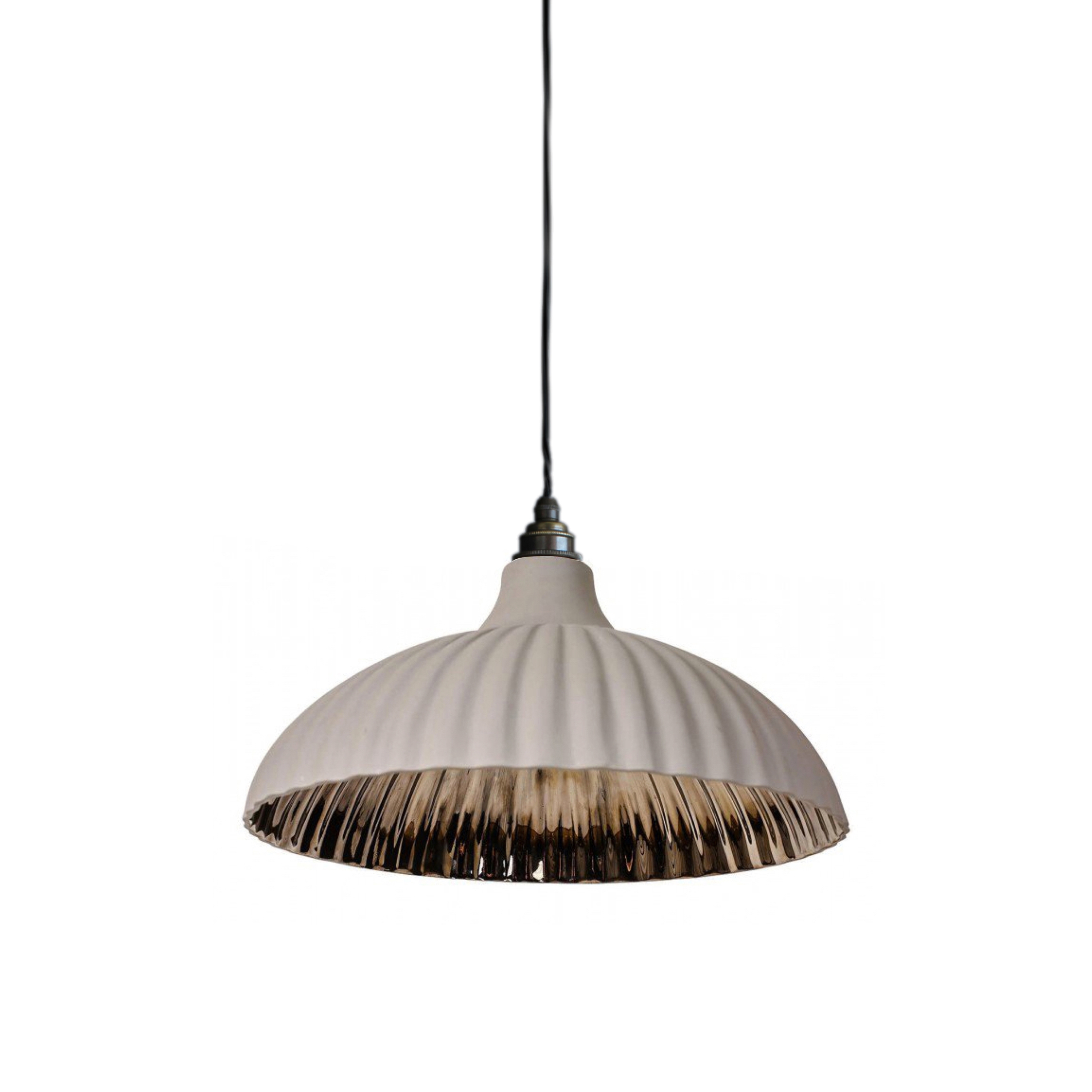 Display product Rialto Large Pendant Grey and Platinum from manufacturer Lyngard