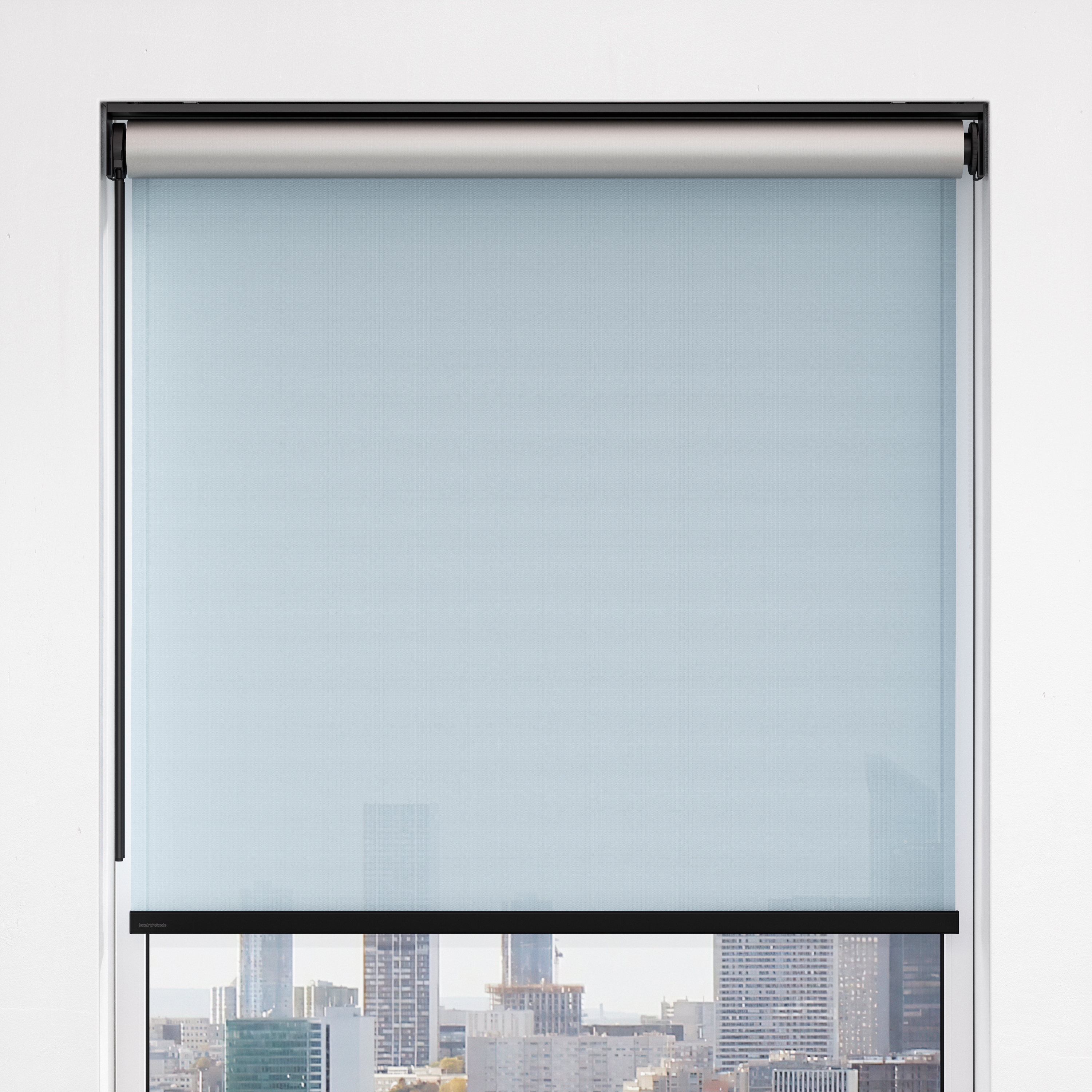 Minimal brackets, with installation profile, Twin Pull - powder coated RAL 9005