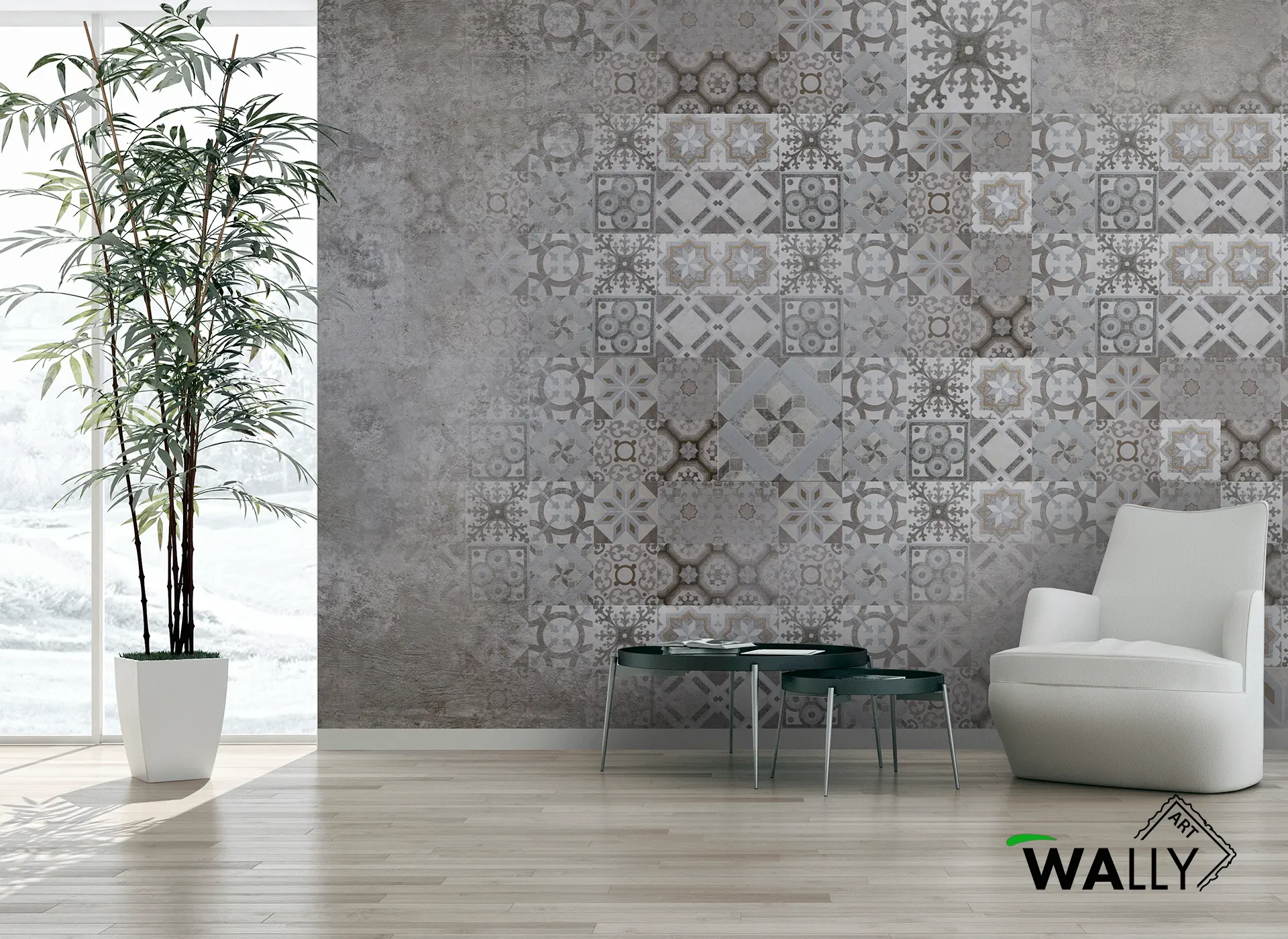 WallyArt - Azul