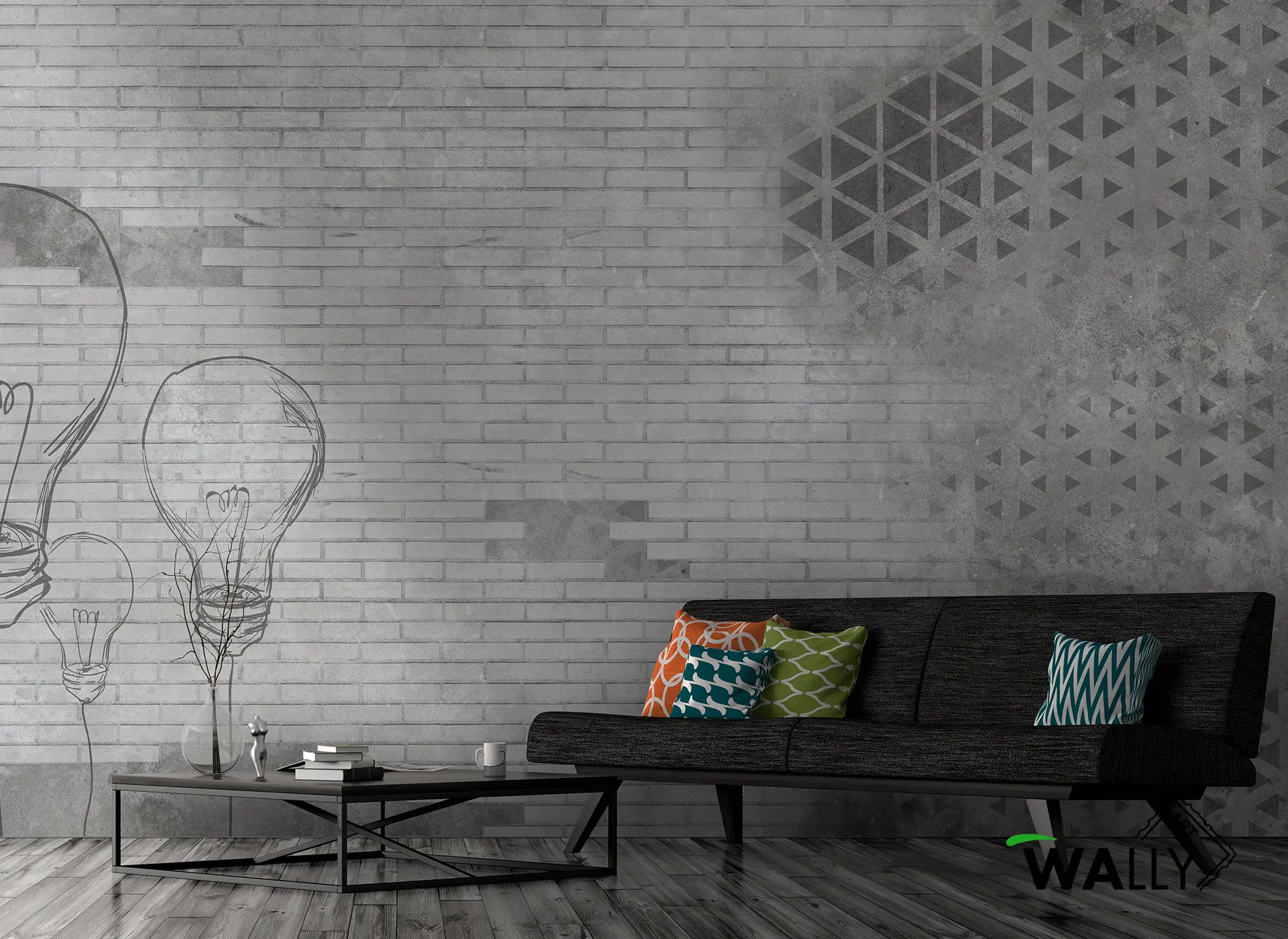 WallyArt - Bulb