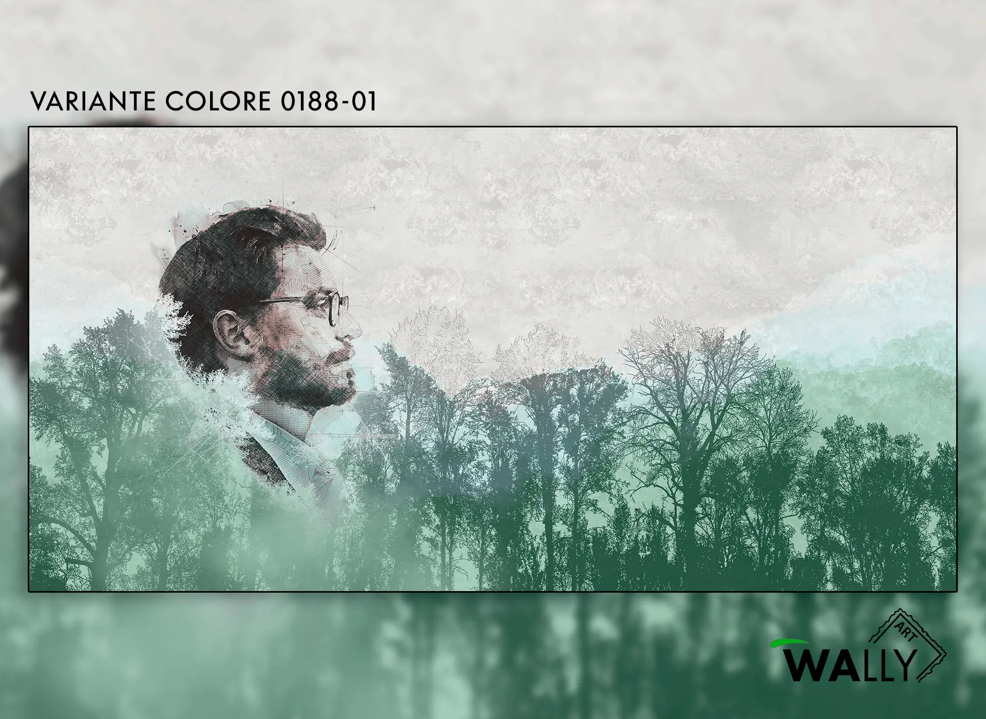WallyArt - Oak