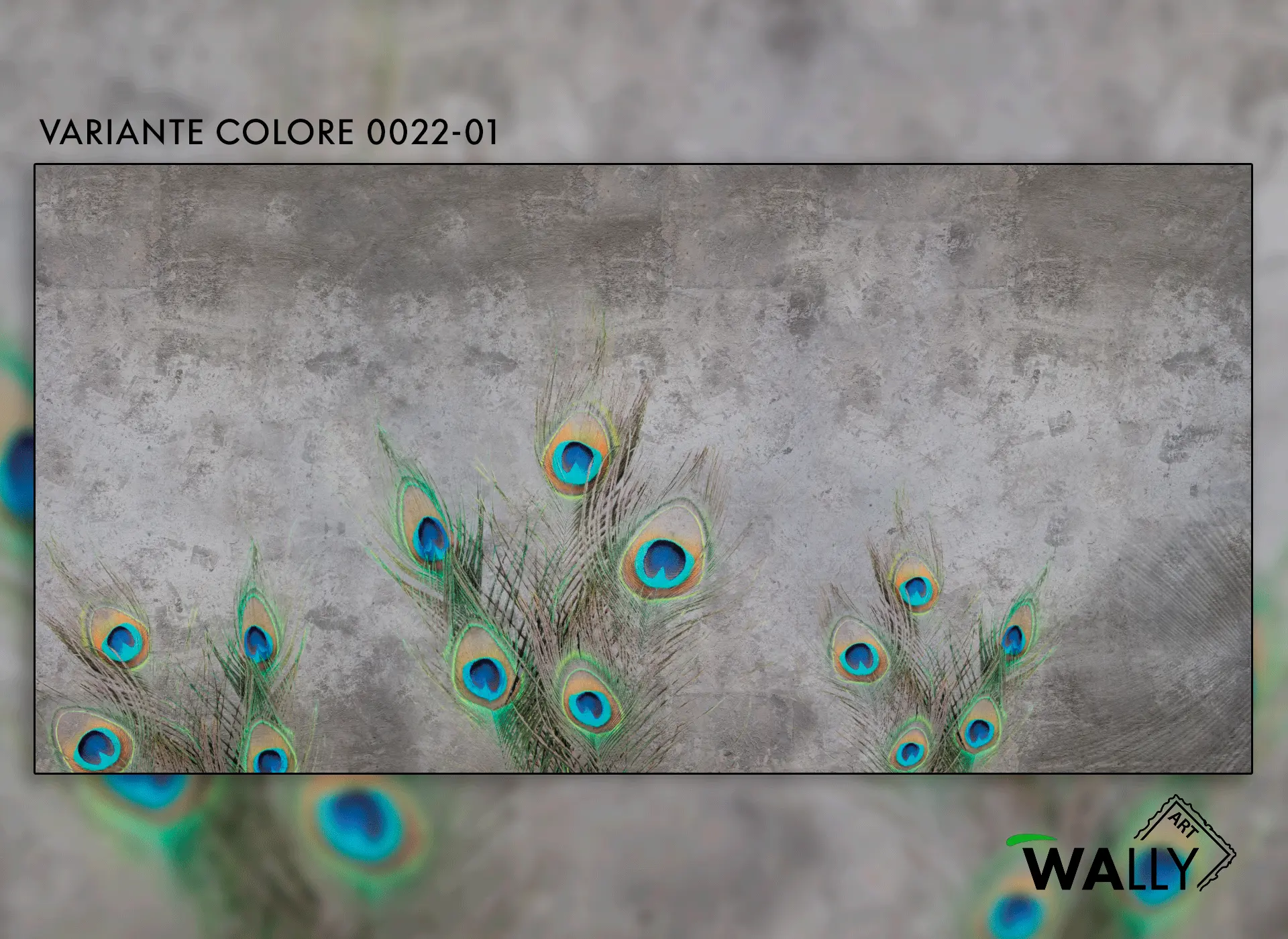 WallyArt - Peacock