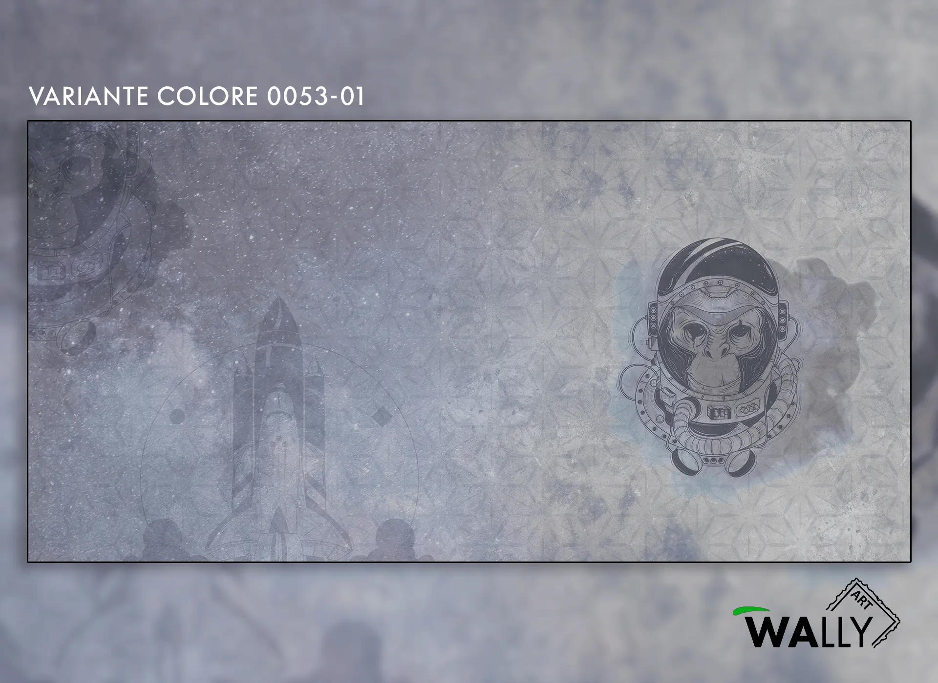 WallyArt - Space Monkey
