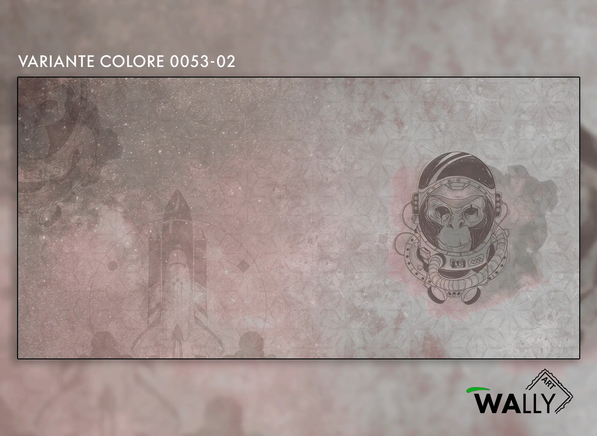 WallyArt - Space Monkey