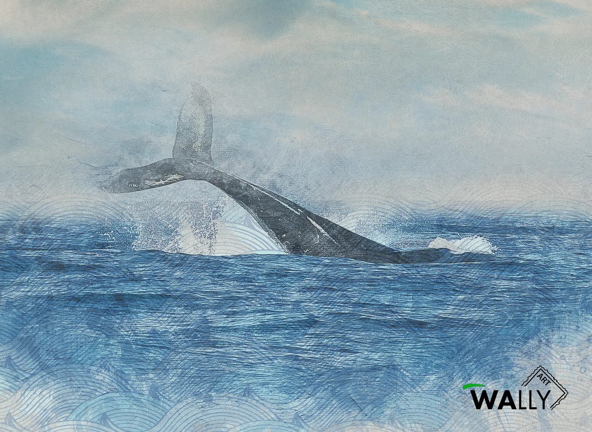 WallyArt - Whale
